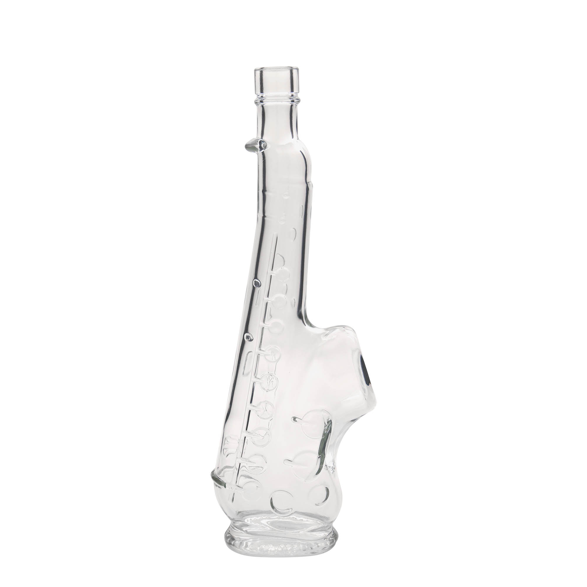 Garrafa de vidro de 500 ml 'Saxofone', Boca: Cortiça Garrafa de vidro de 500 ml 'Saxofone', Boca: Cortiça