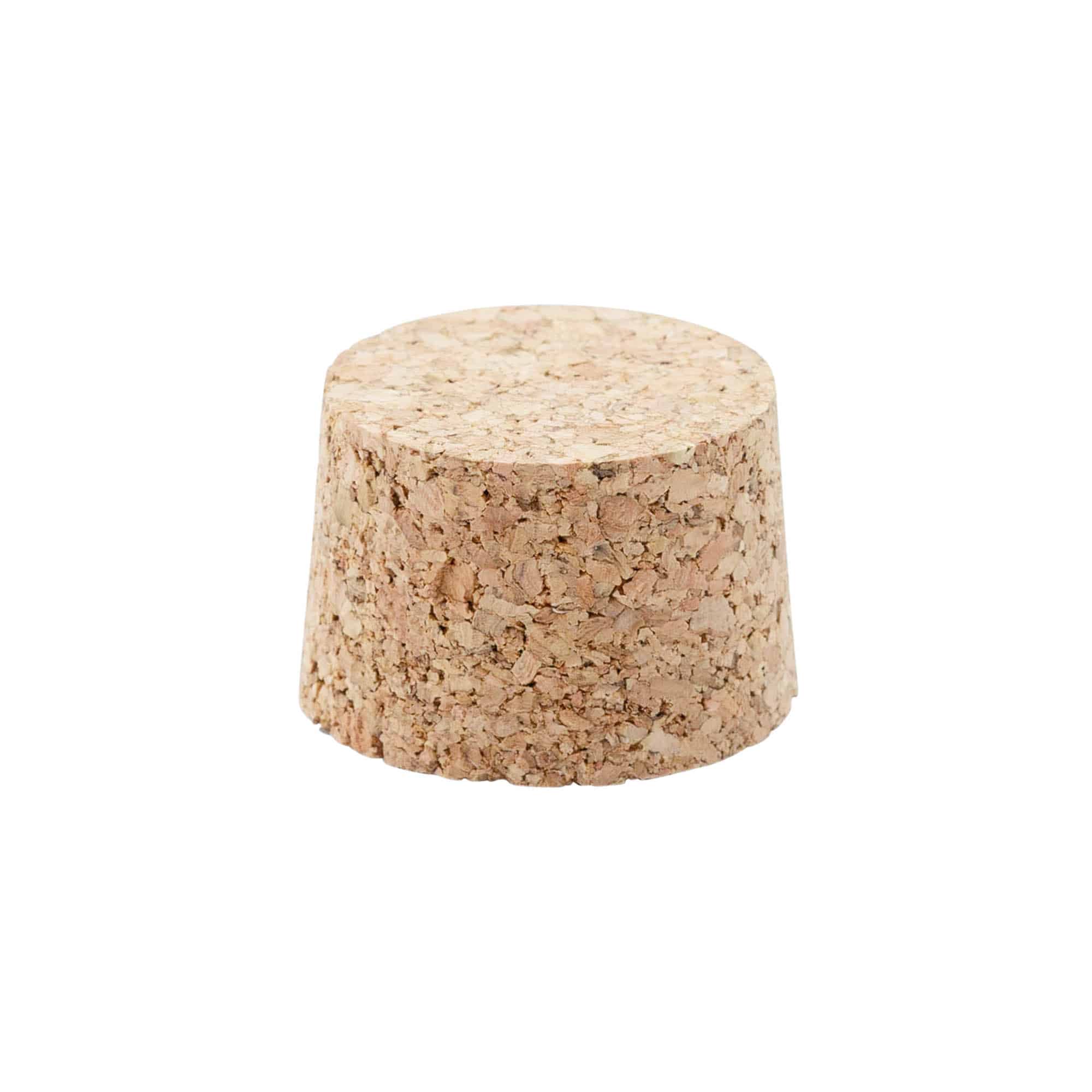 Rolha cónica 38-42 x 27, rolha prensada, bege, para boca: Cortiça