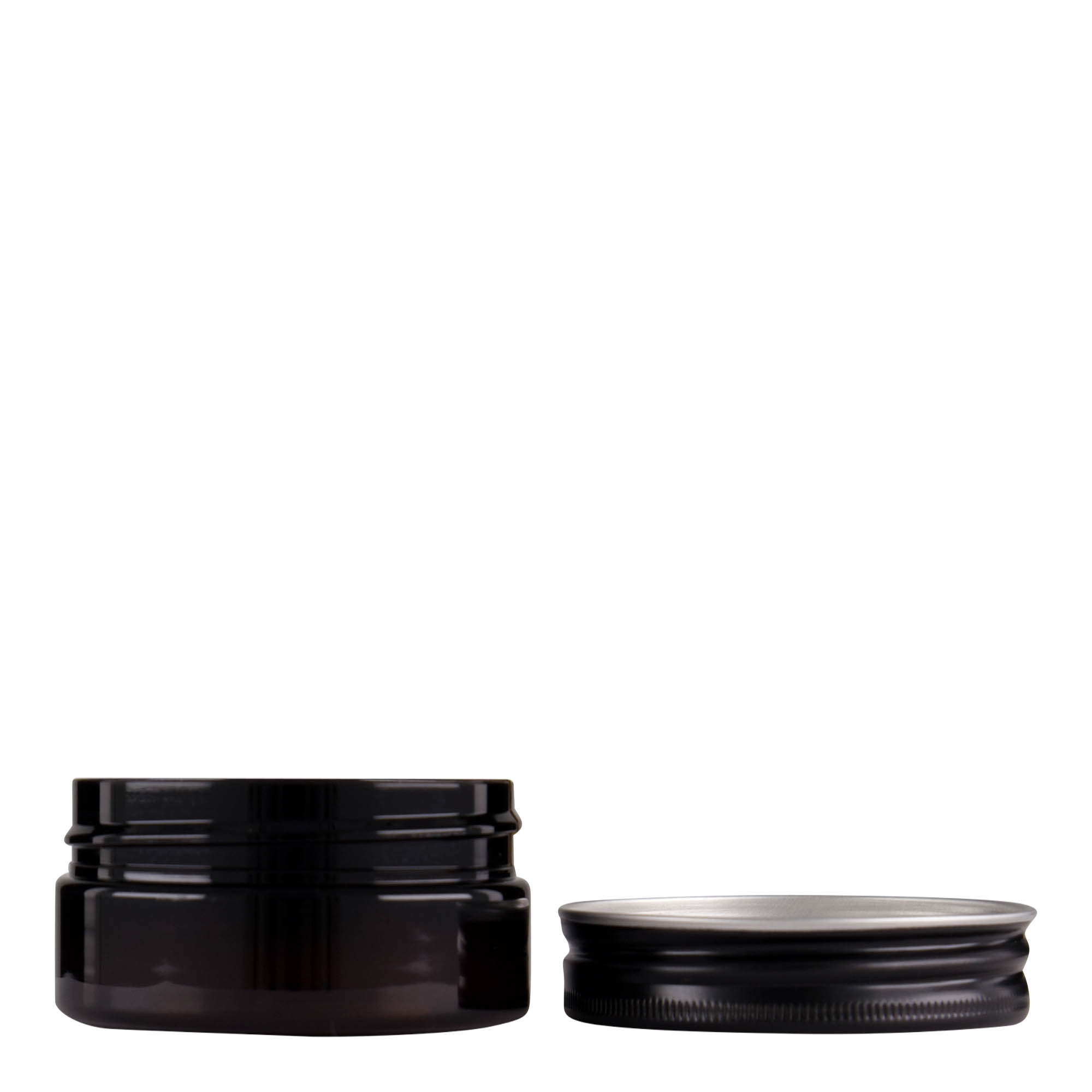 50 ml frasco PET 'Isabella', castanho, boca: 70/400