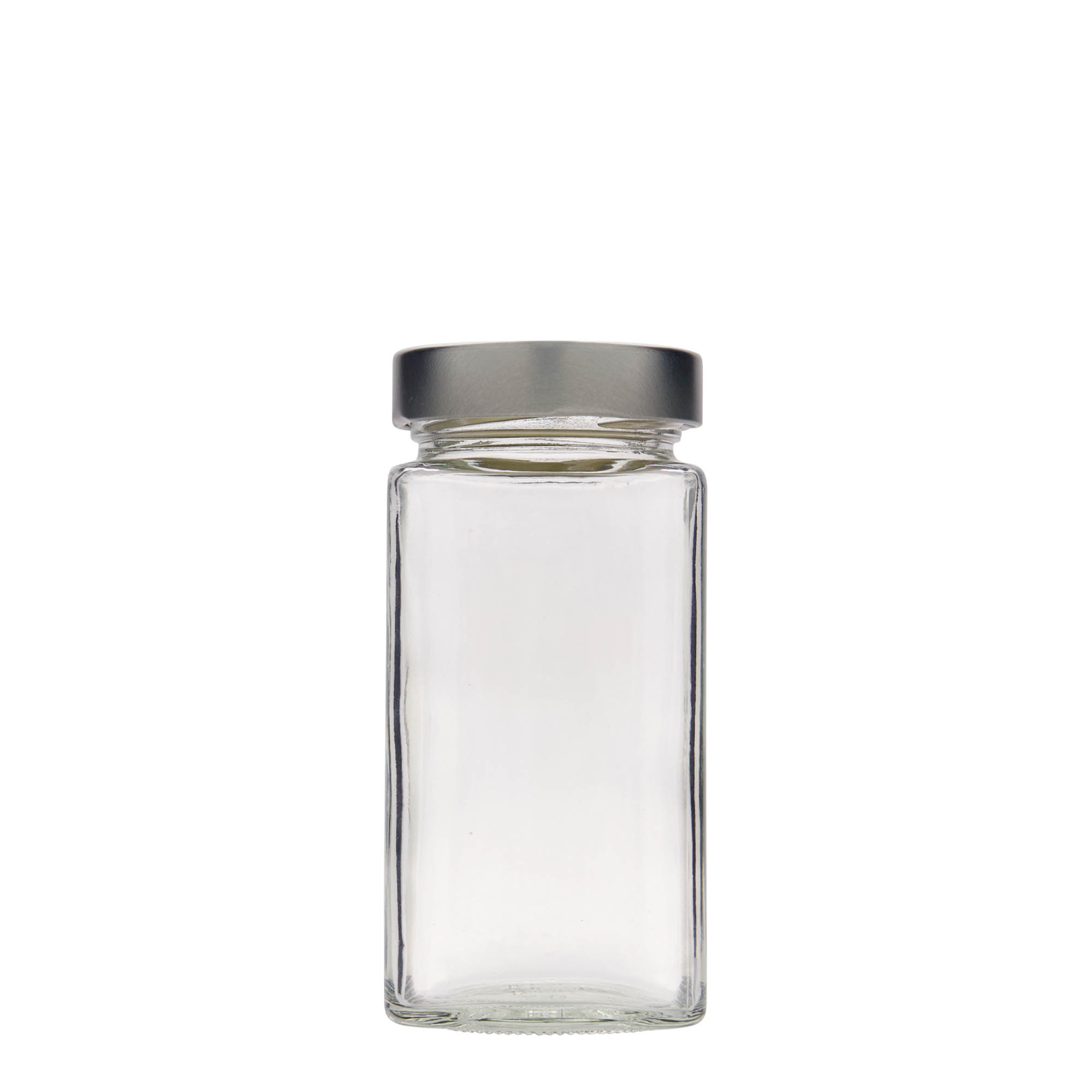 314 ml Frasco quadrado 'Funny', Boca: Deep-Twist-Off (DTO 58)