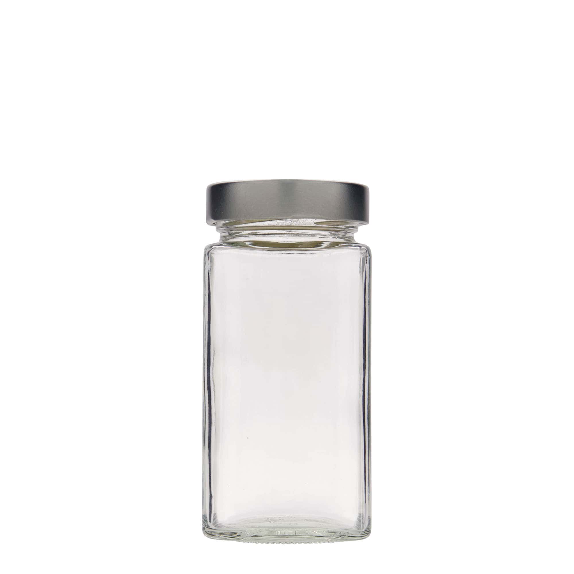 314 ml Frasco quadrado 'Funny', Boca: Deep-Twist-Off (DTO 58)