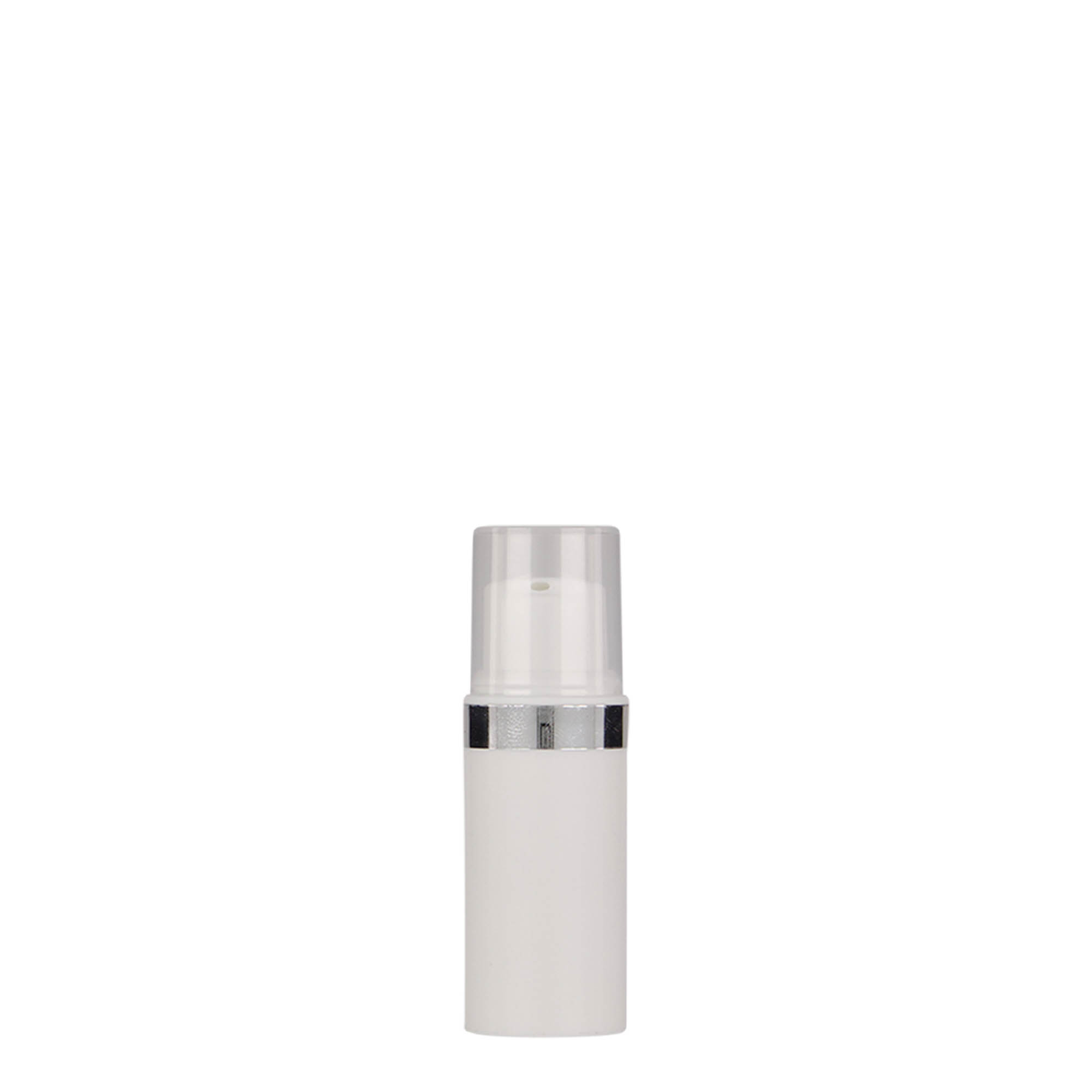 Dispenser Airless 5 ml 'Nano', plástico PP, branco Dispenser Airless 5 ml 'Nano', plástico PP, branco