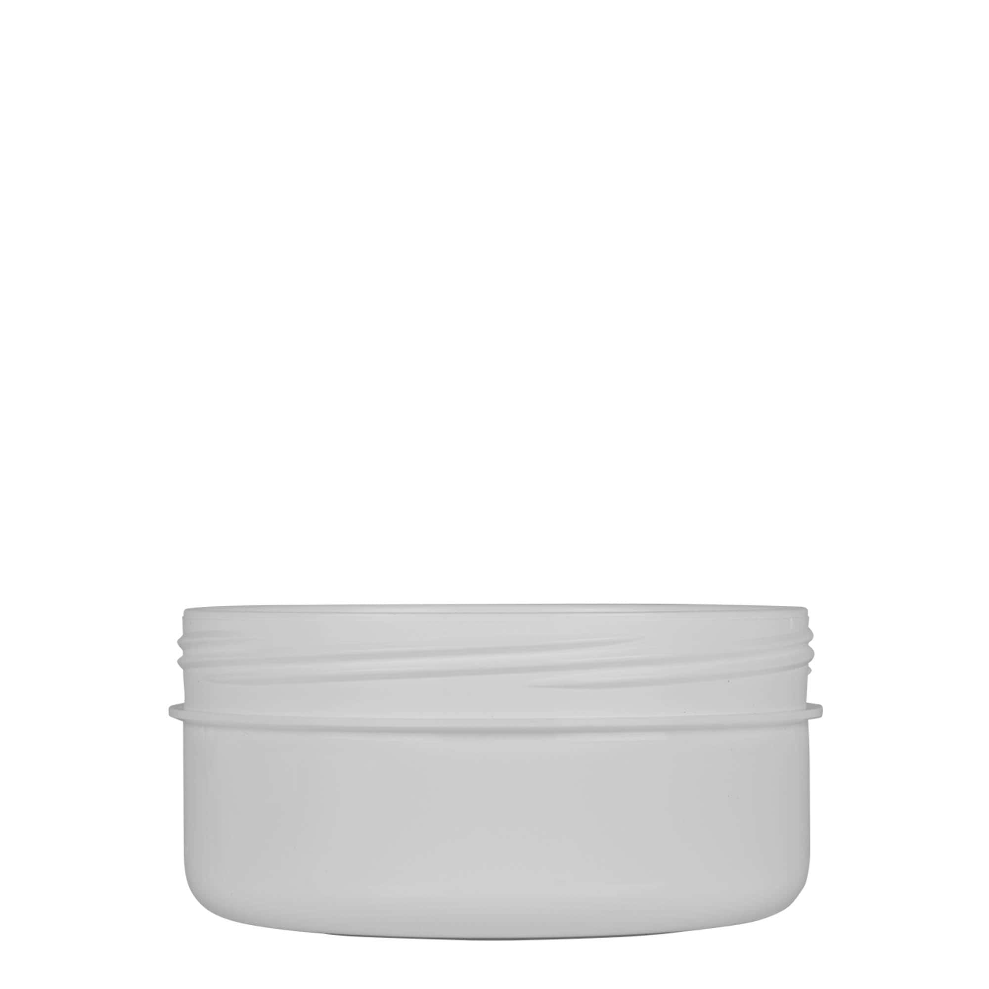 250 ml Boião em plástico 'White Line', PP, branco, boca: Tampa de rosca 250 ml Boião em plástico 'White Line', PP, branco, boca: Tampa de rosca