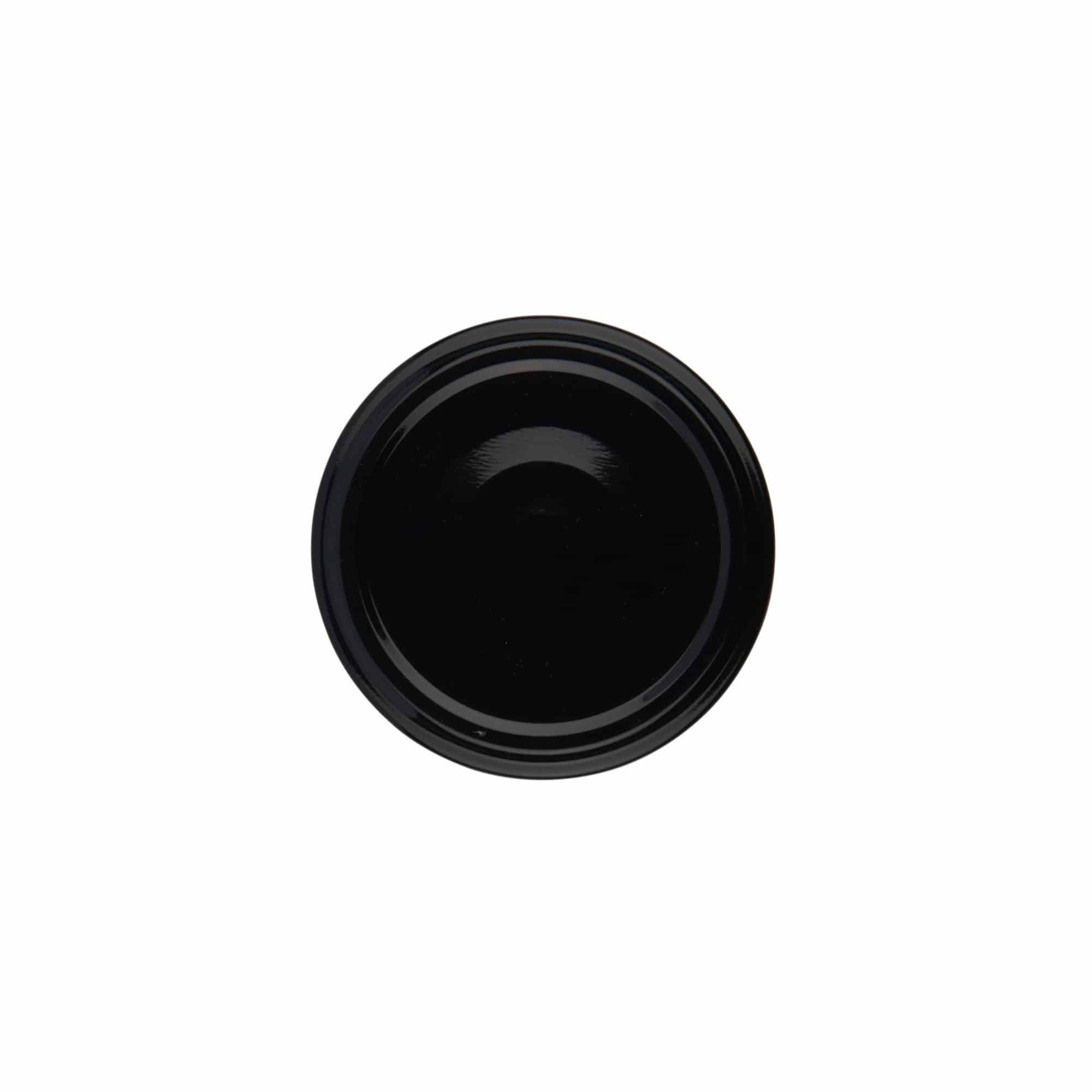 Tampa Twist-Off, folha de flandres, preto, para boca: TO 63
