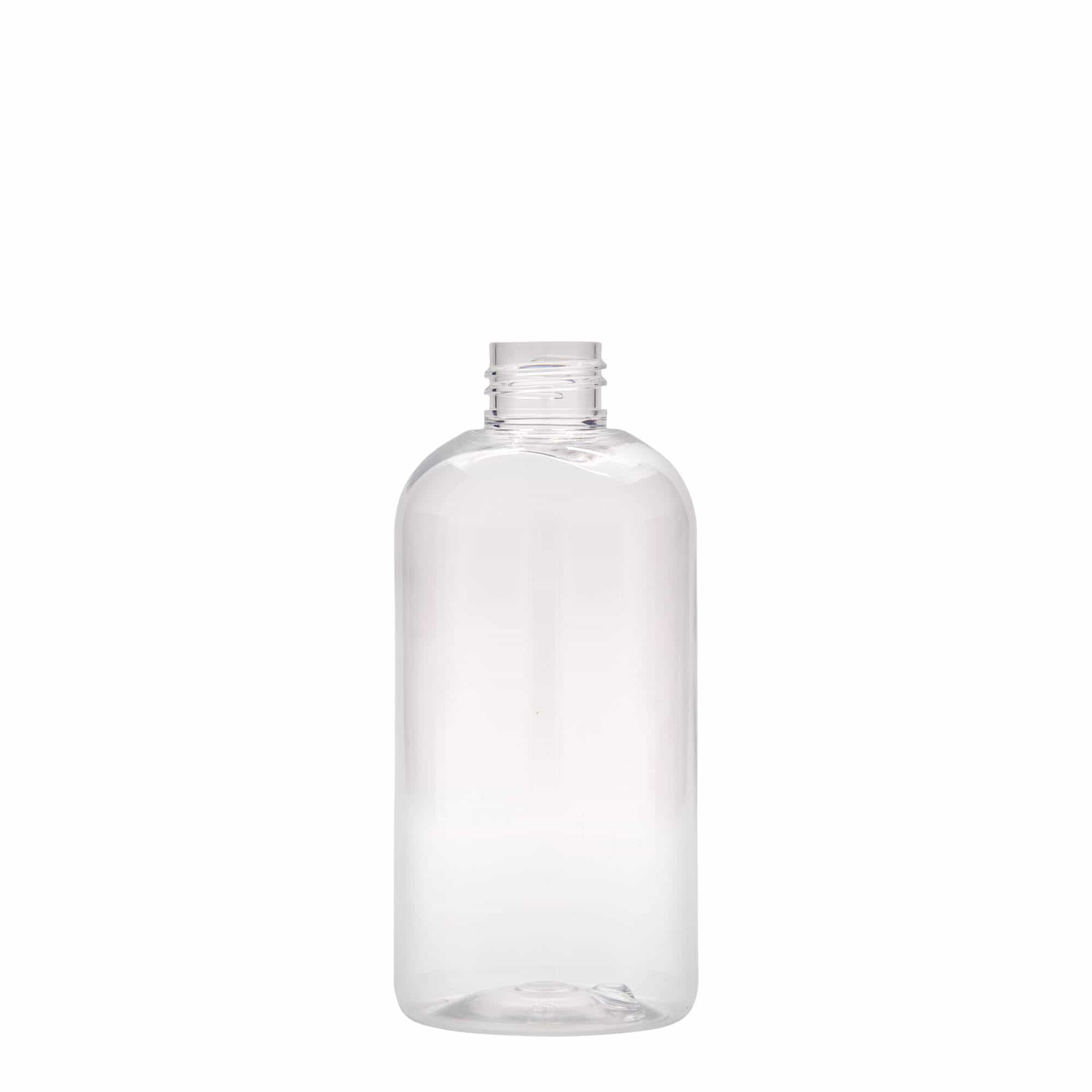 250 ml Garrafa PET 'Boston', plástico, boca: GPI 24/410 250 ml Garrafa PET 'Boston', plástico, boca: GPI 24/410