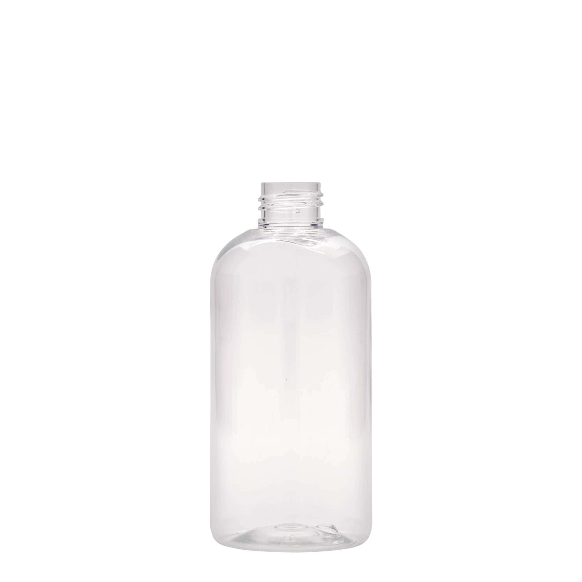 Garrafa PET de 250 ml 'Boston', plástico, bocal: 24/410