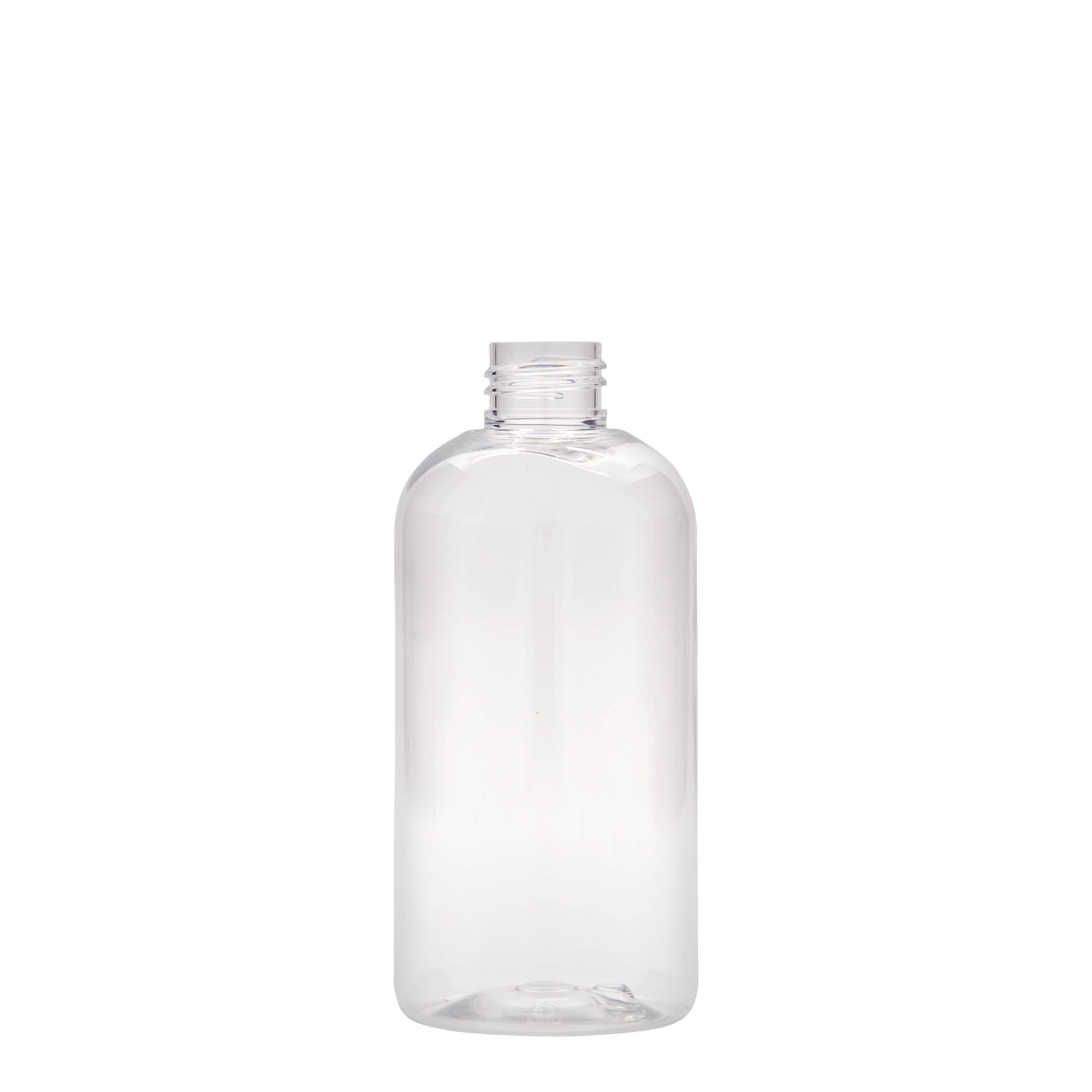 Garrafa PET de 250 ml 'Boston', plástico, bocal: 24/410 Garrafa PET de 250 ml 'Boston', plástico, bocal: 24/410