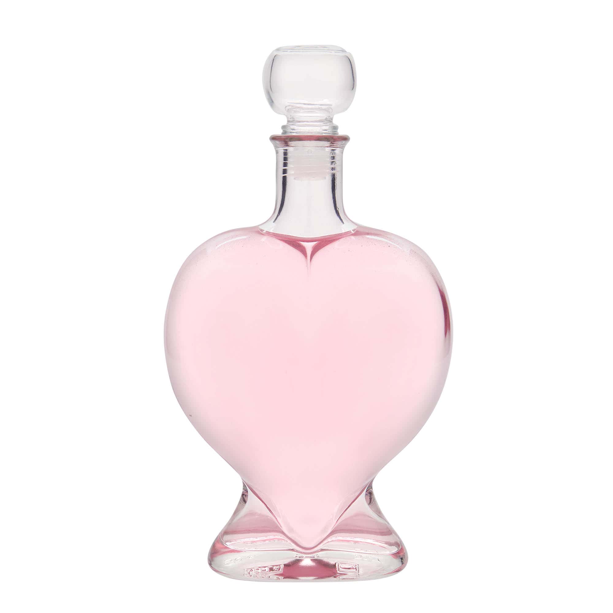 500 ml Garrafa de vidro 'Herz', boca: Cortiça