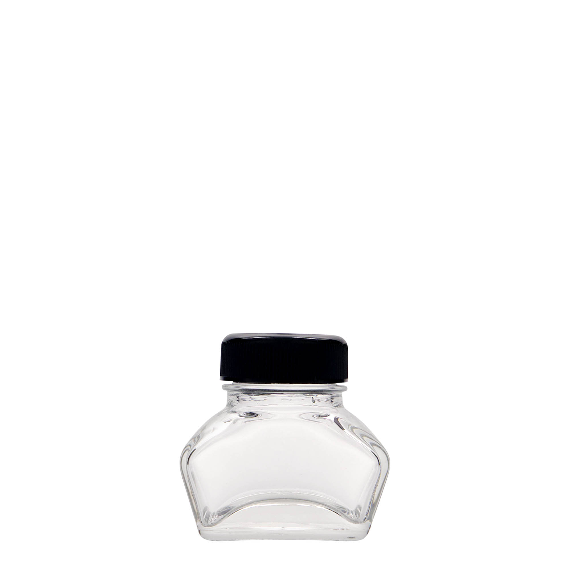 30 ml tinteiro, retangular, abertura: tampa de rosca