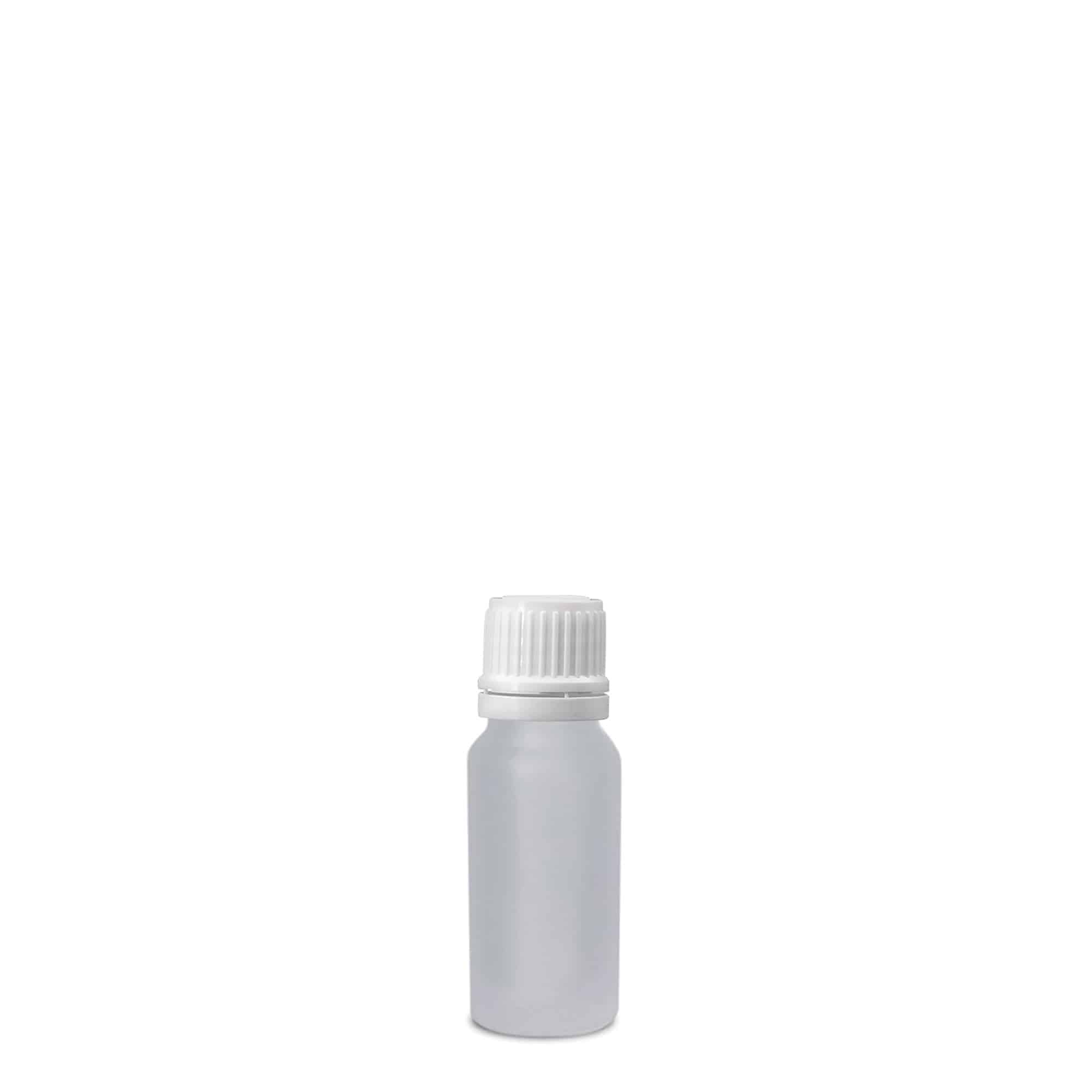 Frasco médico de 10 ml, vidro, fosco, gargalo: DIN 18