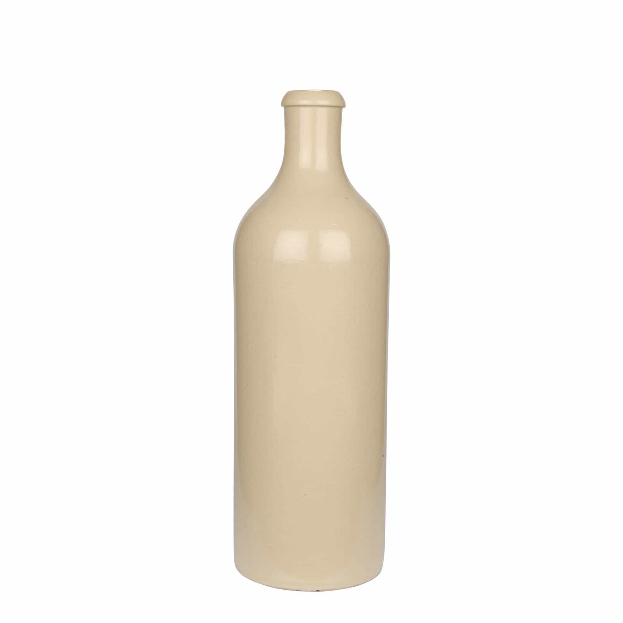 750 ml Jarro de barro, grés, bege, boca: Cortiça 750 ml Jarro de barro, grés, bege, boca: Cortiça