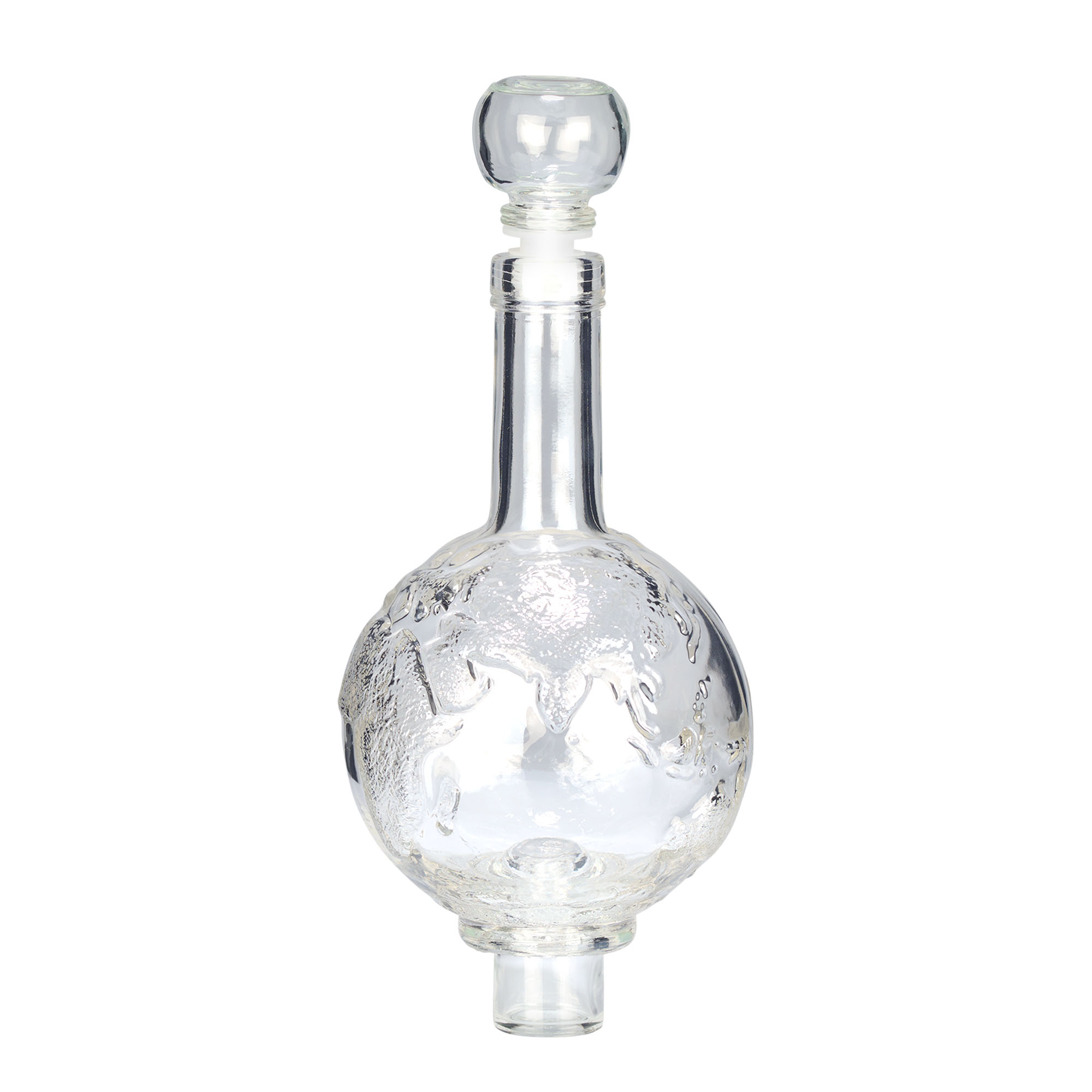 Garrafa de vidro de 500 ml 'Globus', Boca: Cortiça Garrafa de vidro de 500 ml 'Globus', Boca: Cortiça