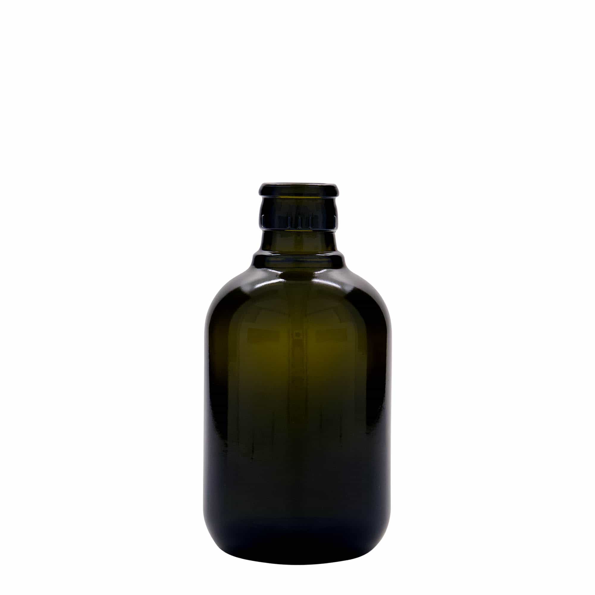 250 ml Garrafa para azeite e vinagre 'Biolio', vidro, verde antigo, boca: DOP 250 ml Garrafa para azeite e vinagre 'Biolio', vidro, verde antigo, boca: DOP
