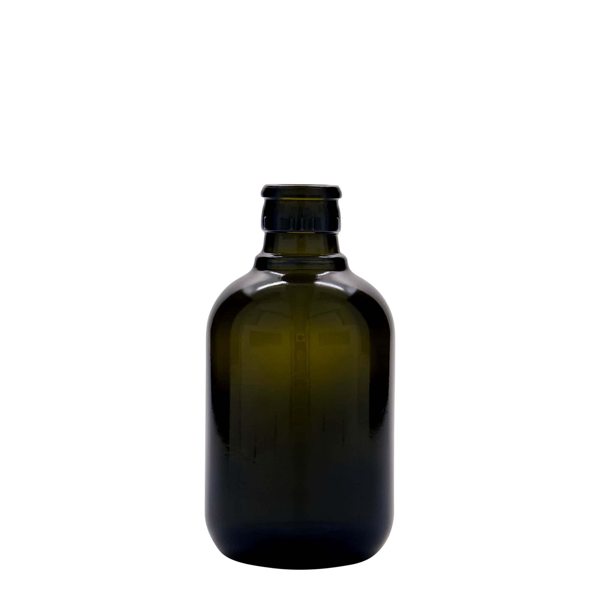 Frasco para vinagre/óleo 'Biolio' 250 ml, vidro, verde antigo, bocal: DOP
