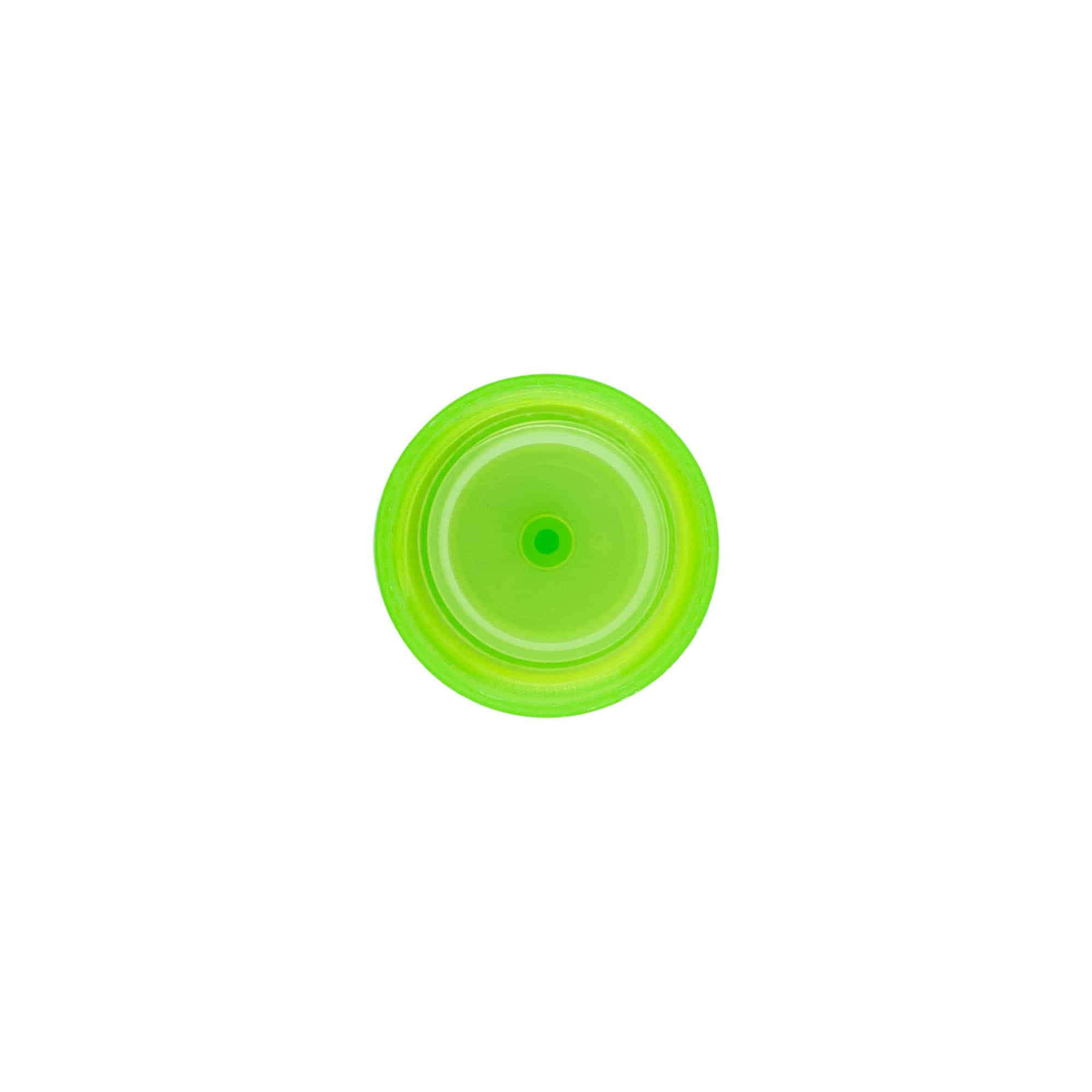 Tampa de rosca com pulverizador, plástico PP, verde, para boca: 24/410
