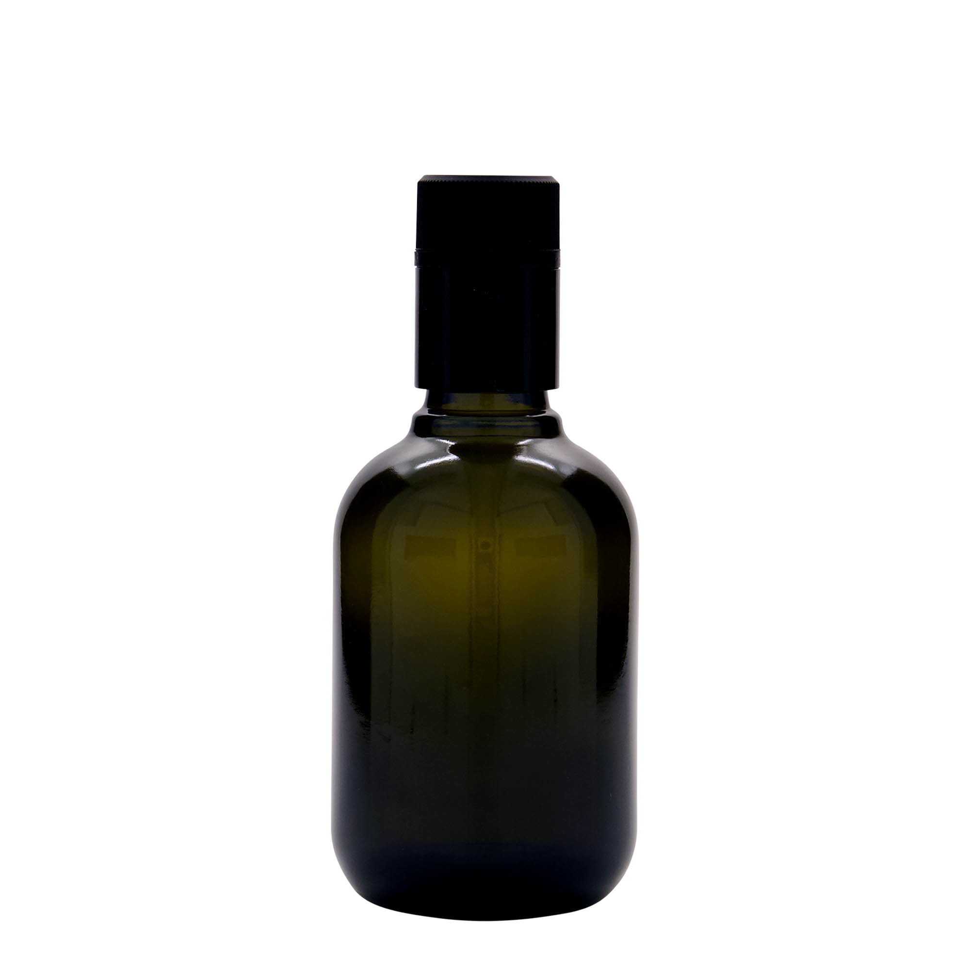 Frasco para vinagre/óleo 'Biolio' 250 ml, vidro, verde antigo, bocal: DOP