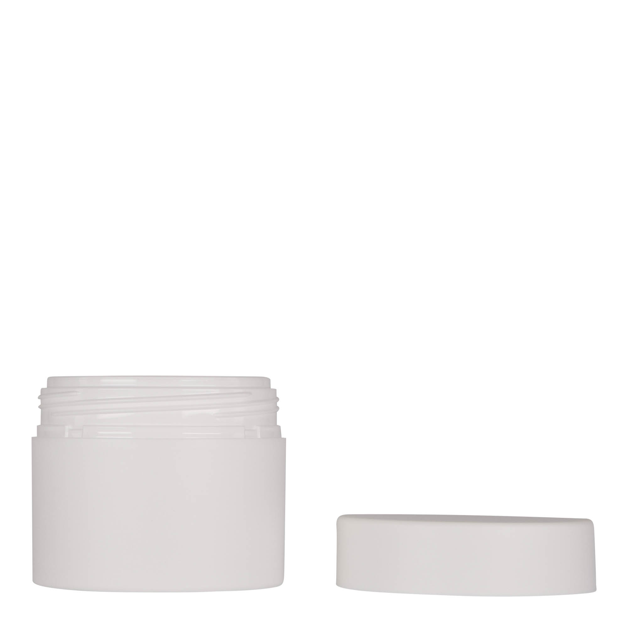 100 ml frasco de plástico 'Antonella', PP, branco, boca: tampa de rosca 100 ml frasco de plástico 'Antonella', PP, branco, boca: tampa de rosca