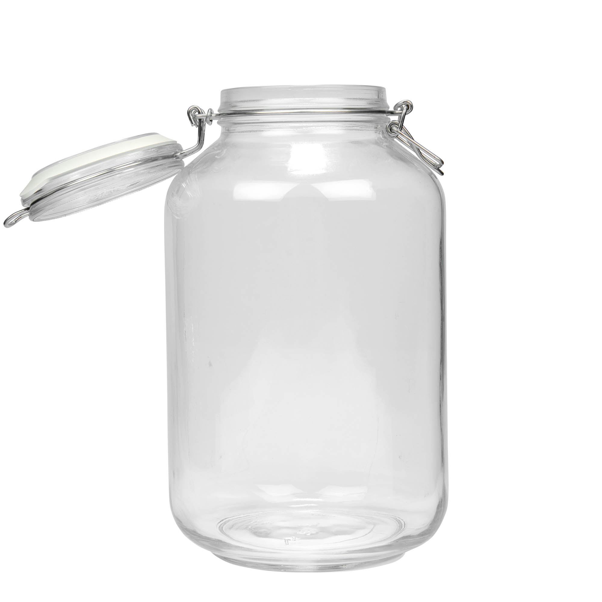 Frasco de vidro com fecho de alavanca 'Fido' de 4.000 ml, boca: fecho de alavanca Frasco de vidro com fecho de alavanca 'Fido' de 4.000 ml, boca: fecho de alavanca