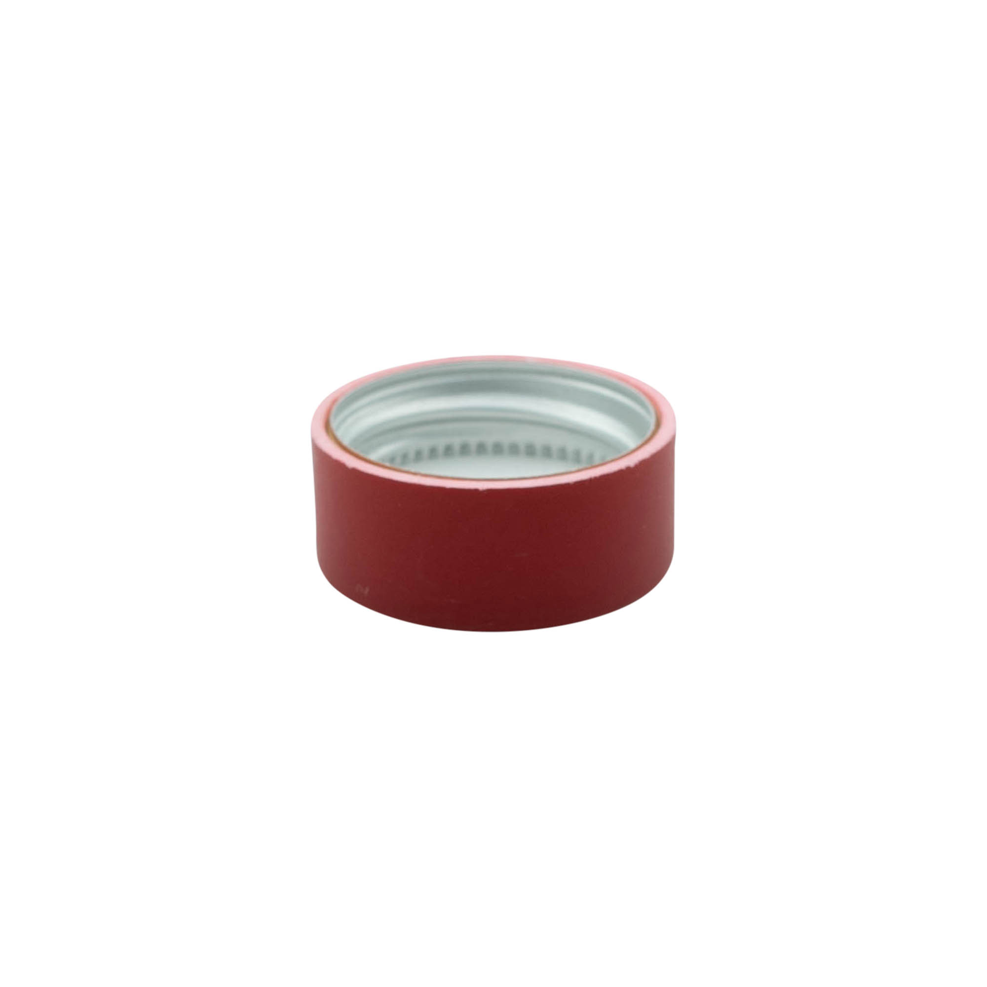Tampa de rosca, plástico ABS, vermelho, para boca: GPI 28/400