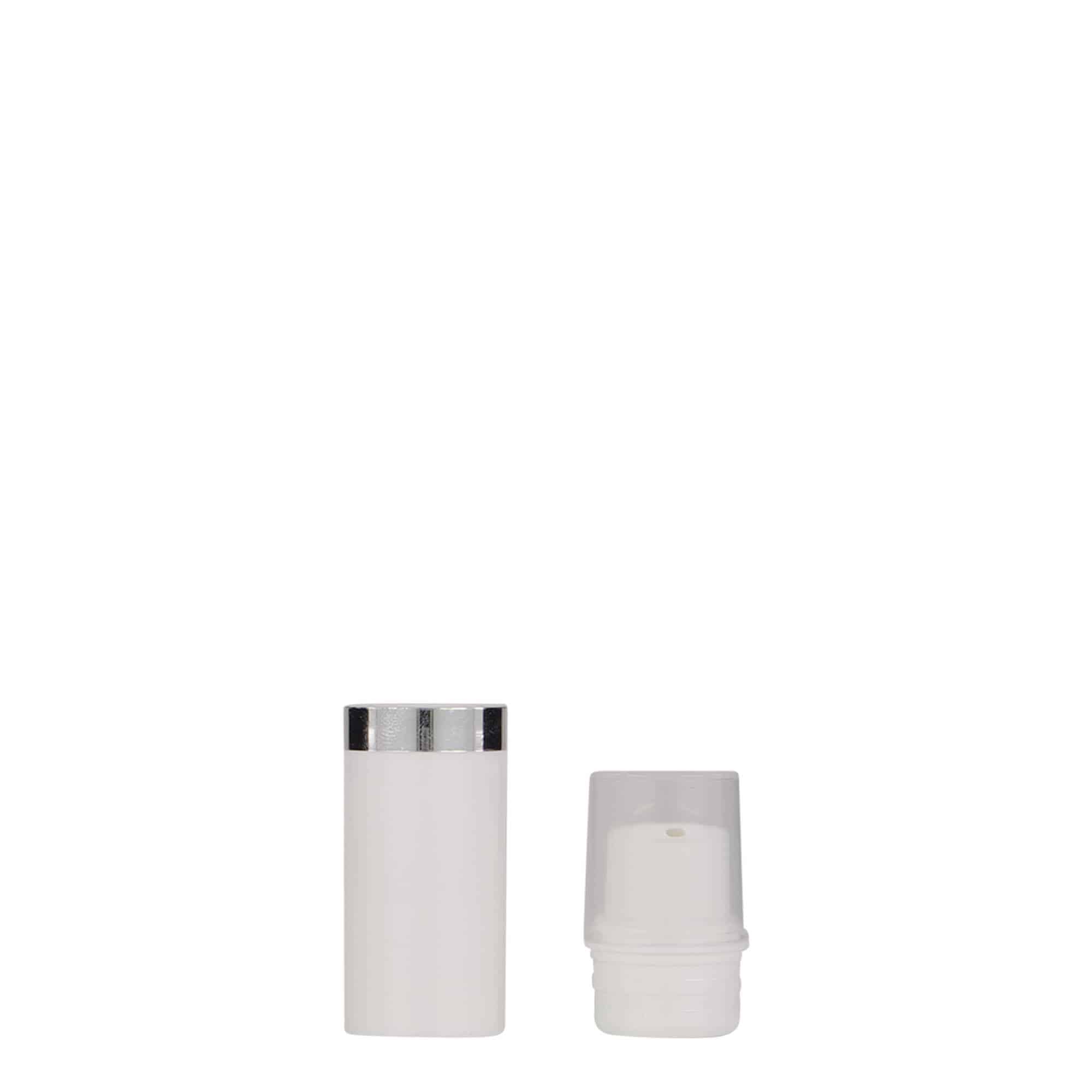 Dispenser Airless 5 ml 'Nano', plástico PP, branco Dispenser Airless 5 ml 'Nano', plástico PP, branco