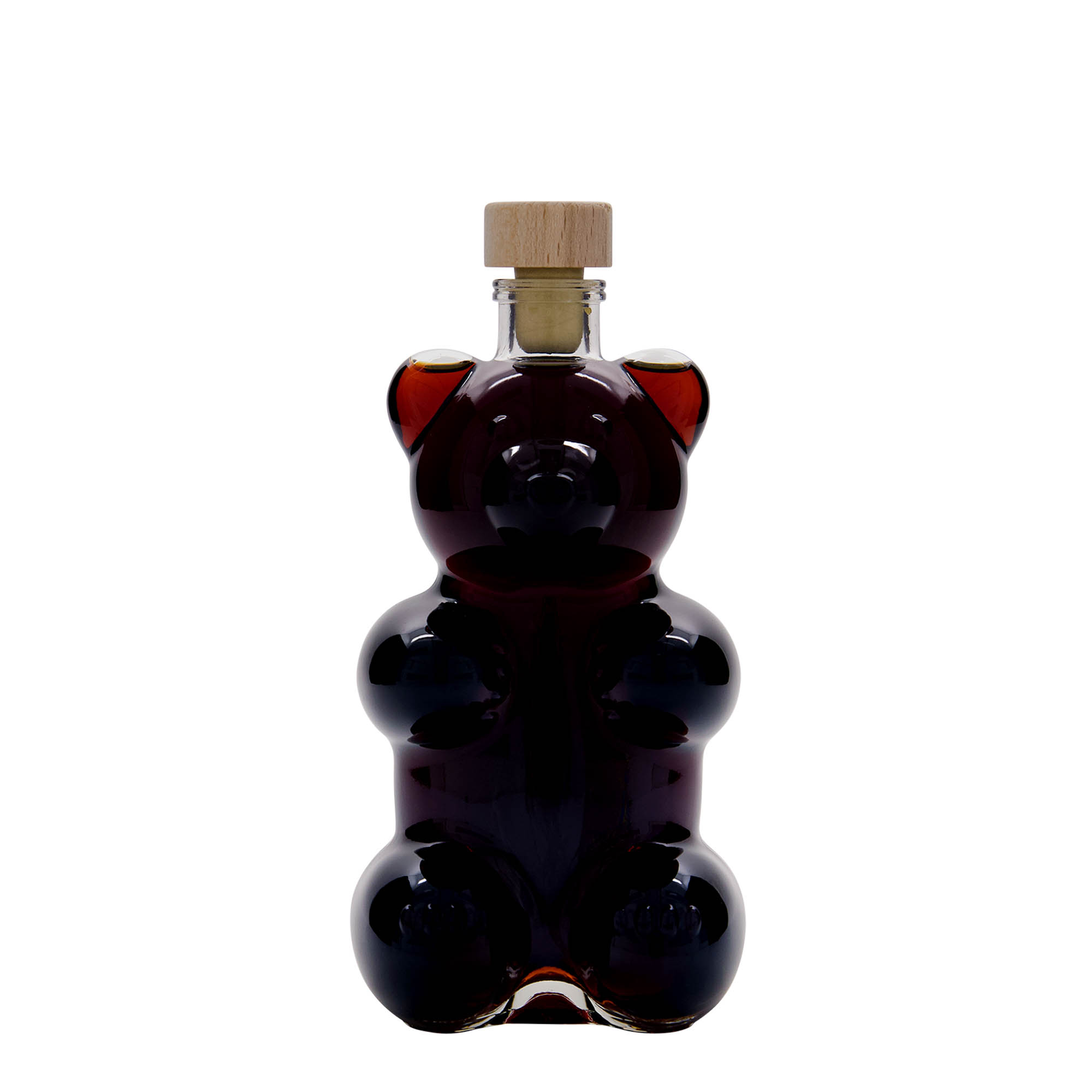 Garrafa de vidro de 350 ml 'Urso', Boca: Cortiça Garrafa de vidro de 350 ml 'Urso', Boca: Cortiça