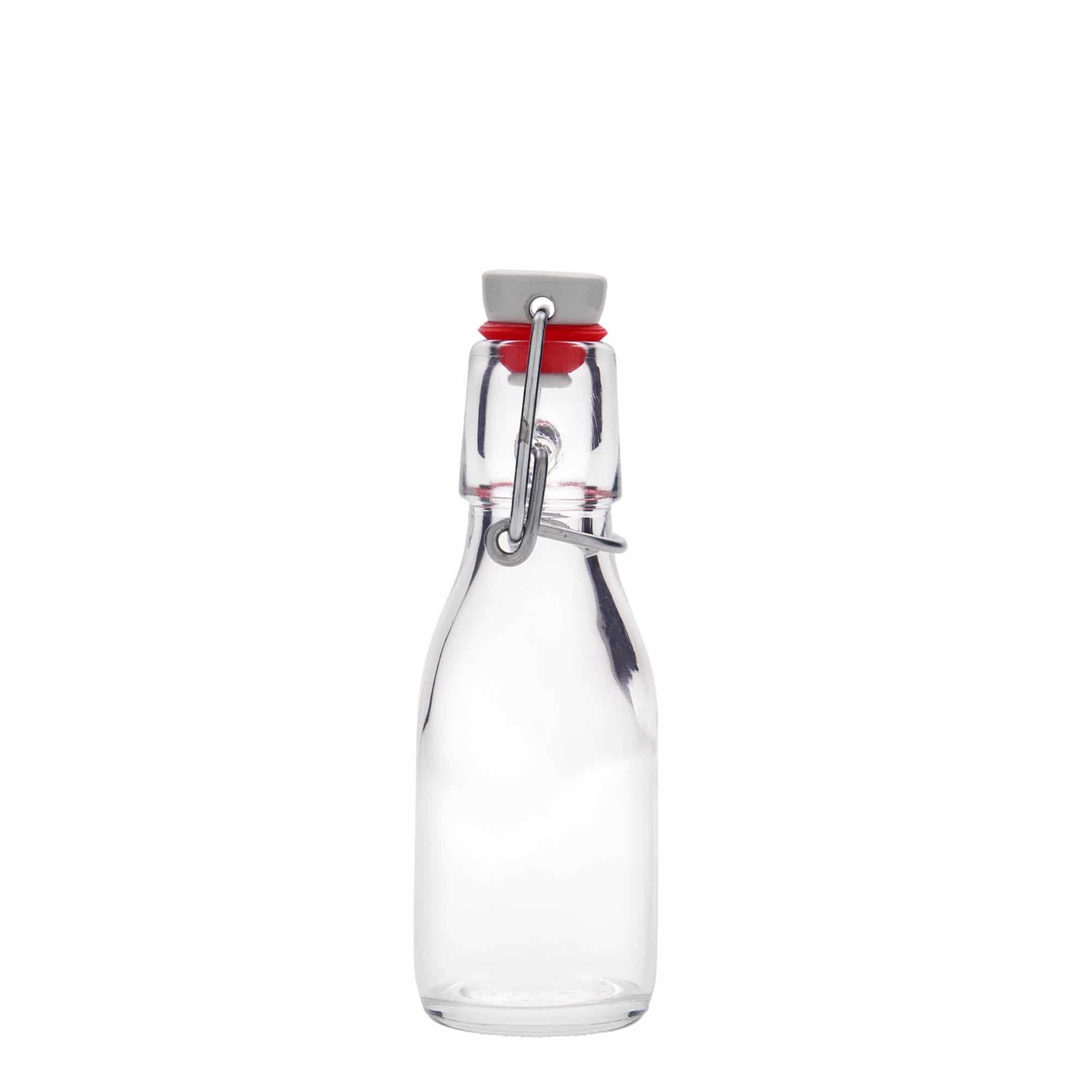 100 ml Garrafa de vidro 'Paul', boca: Tampa mecânica