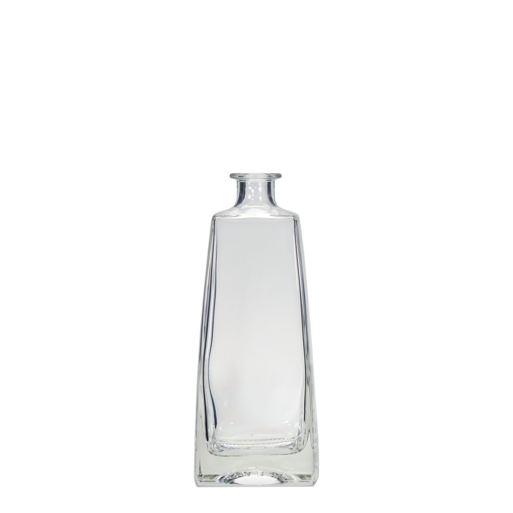 Garrafa de vidro de 700 ml 'Timmy', rectangular, boca: cortiça