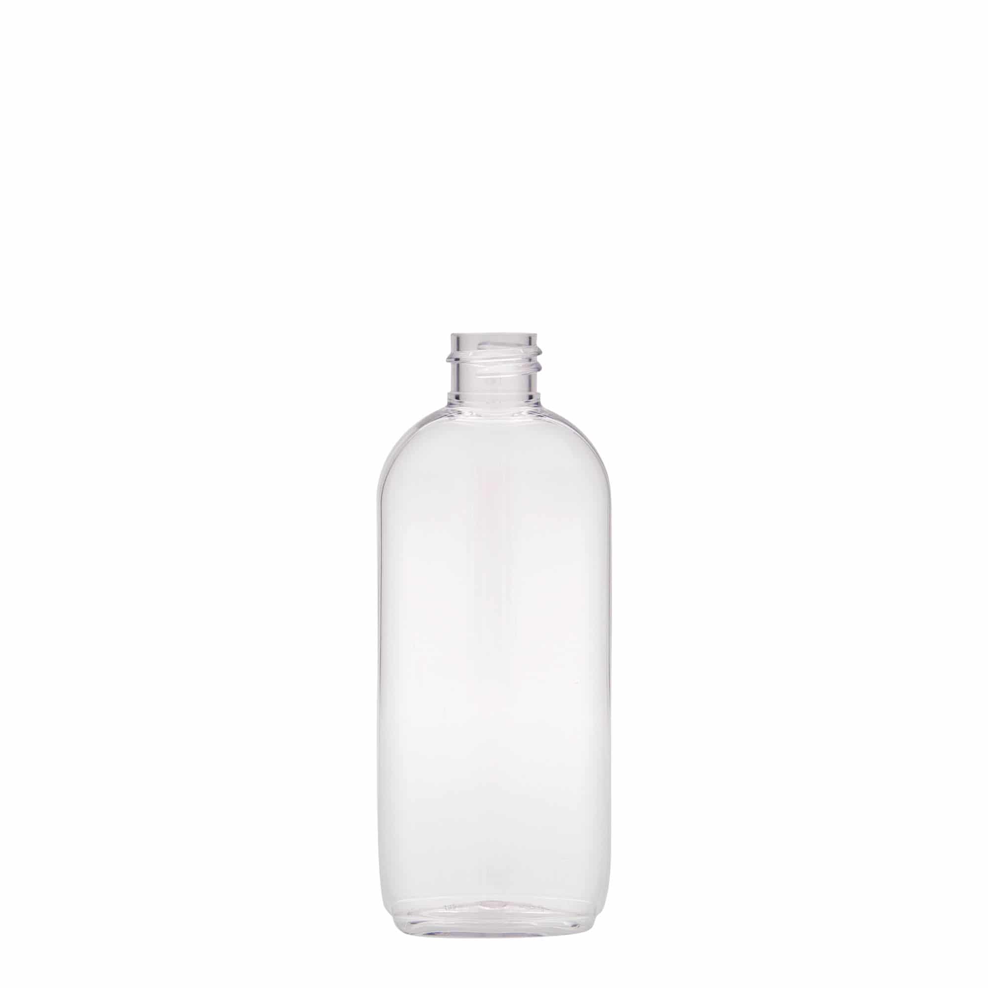 100 ml Garrafa PET 'Iris', oval, plástico, boca: 20/410 100 ml Garrafa PET 'Iris', oval, plástico, boca: 20/410