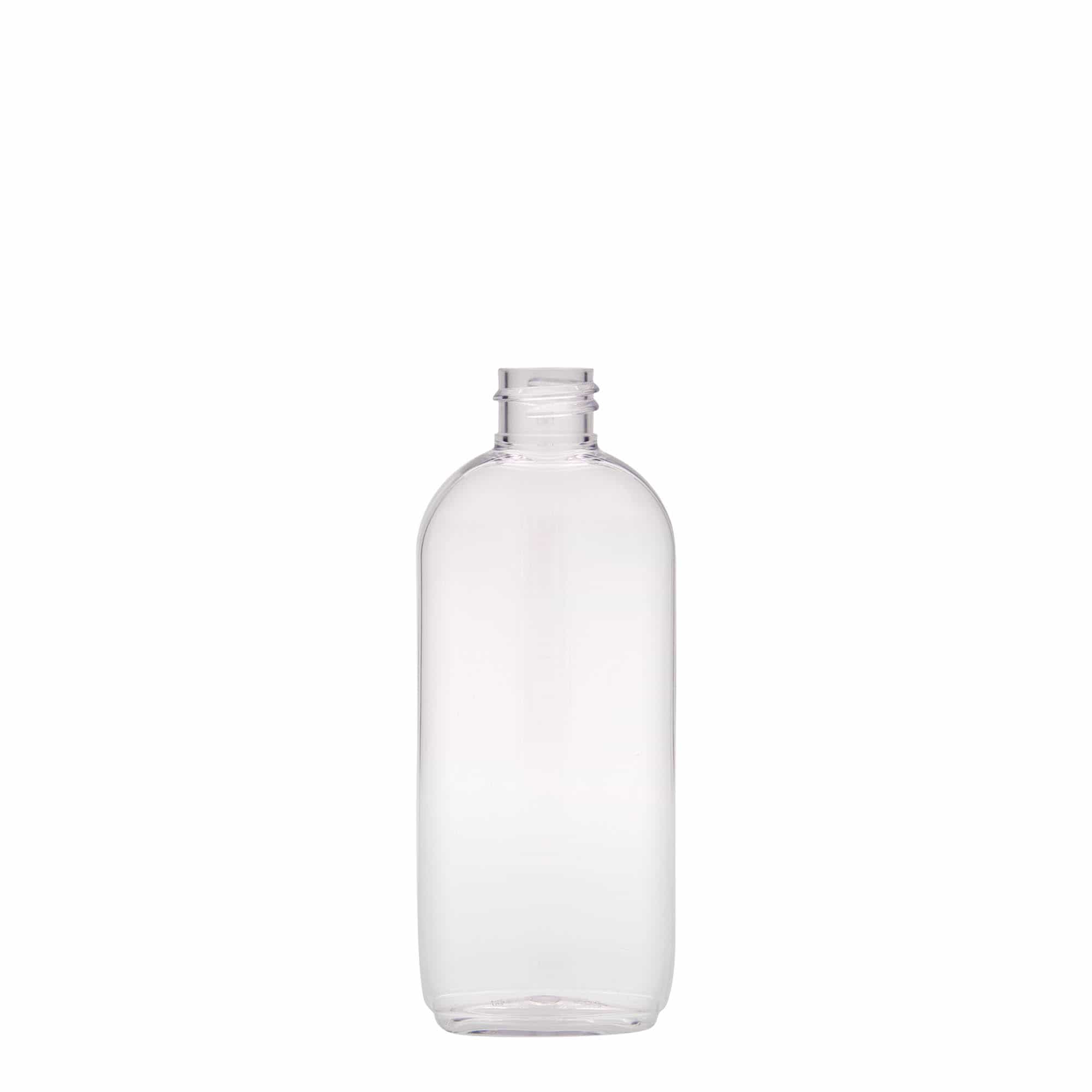 Frasco PET de 100 ml 'Íris', oval, plástico, bocal: 20/410
