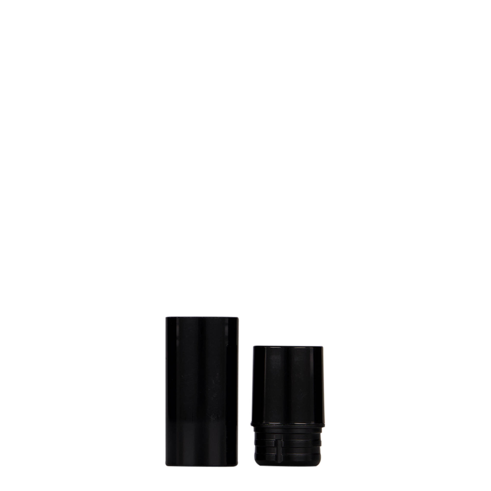 Doseador Airless 5 ml 'Nano', plástico PP, preto