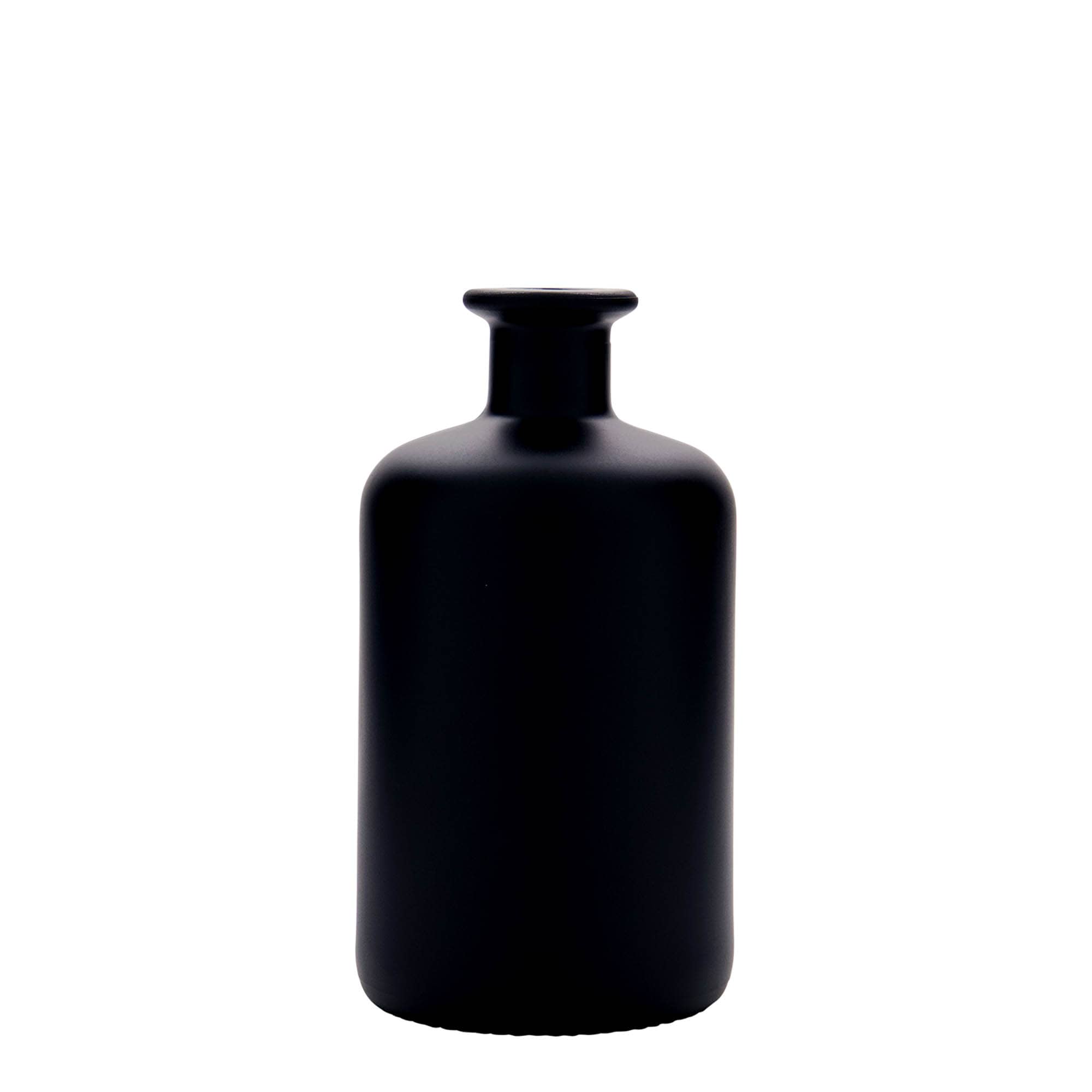 500 ml Garrafa de vidro farmacêutica, preto, boca: Cortiça 500 ml Garrafa de vidro farmacêutica, preto, boca: Cortiça
