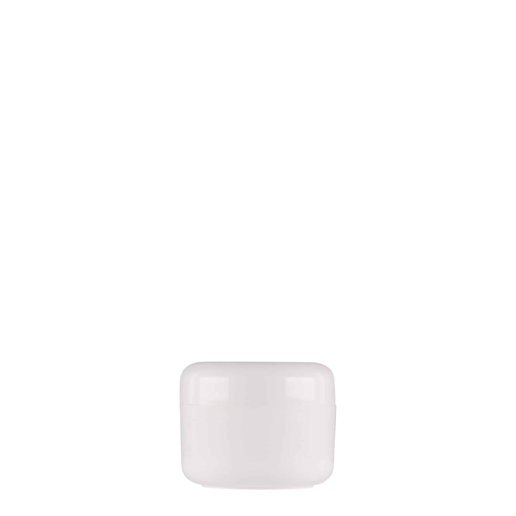 15 ml frasco de plástico 'Bianca', PP, branco, boca: tampa de rosca
