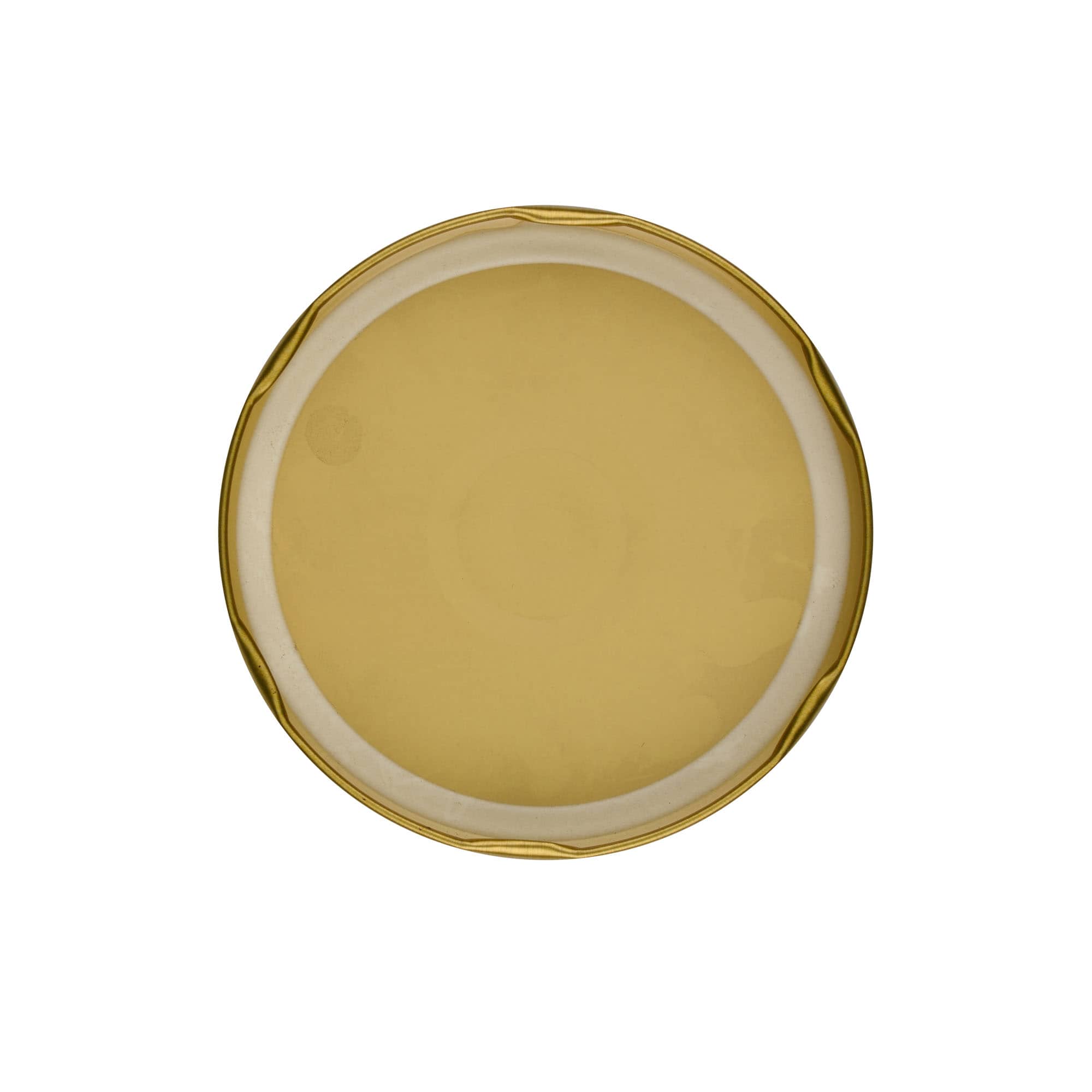 Tampa Twist-Off, folha de flandres, dourado, para boca: TO 100