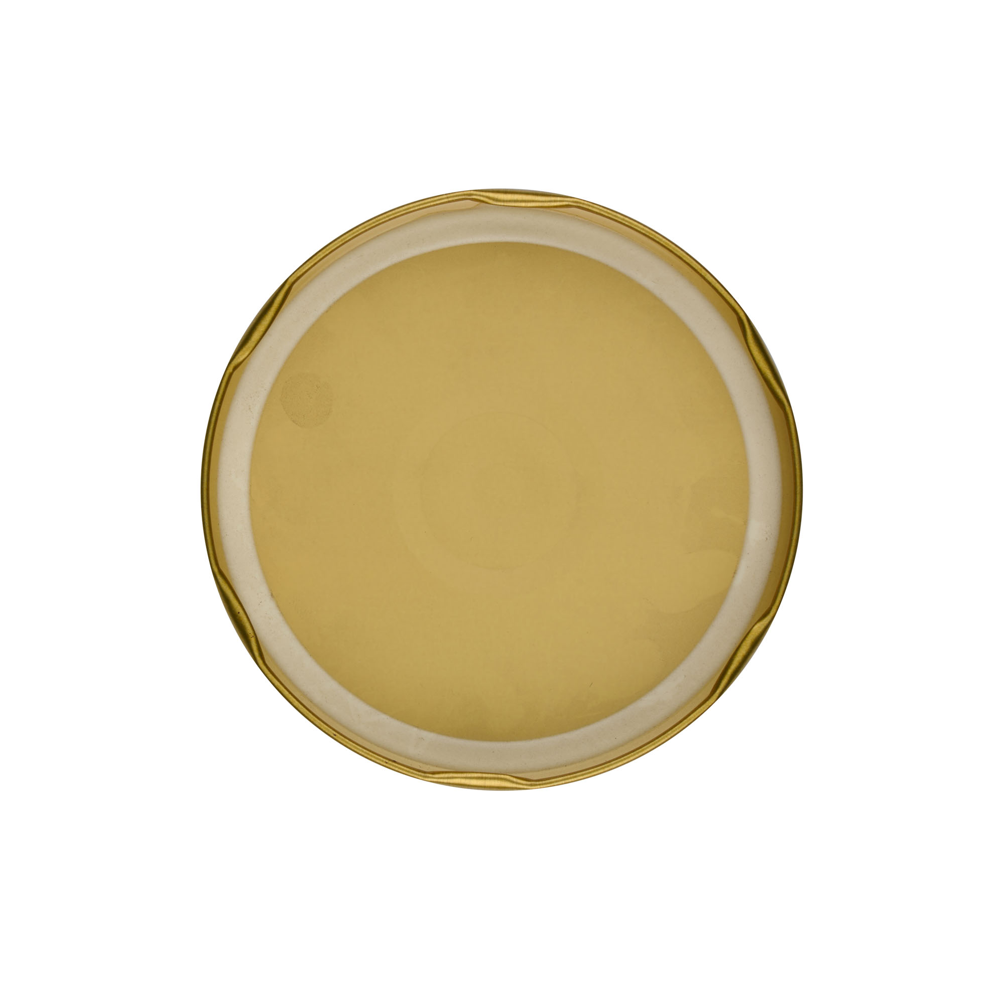 Tampa Twist-Off, chapa branca, dourada, para boca: TO 100 Tampa Twist-Off, chapa branca, dourada, para boca: TO 100