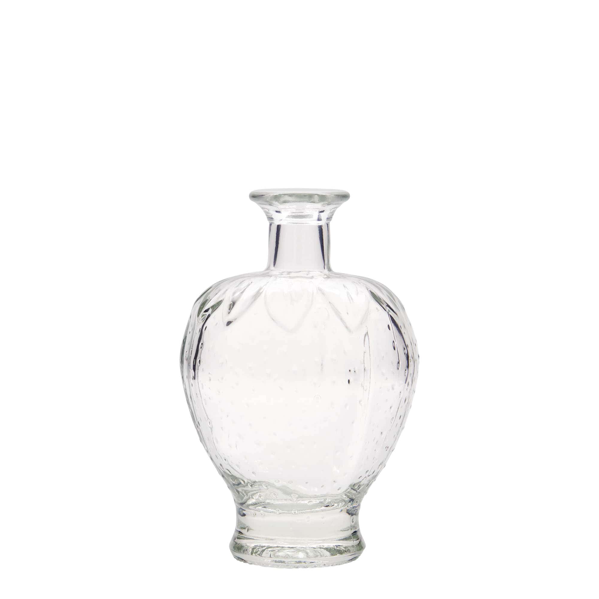 Frasco de vidro de 200 ml 'Morango', boca: cortiça Frasco de vidro de 200 ml 'Morango', boca: cortiça