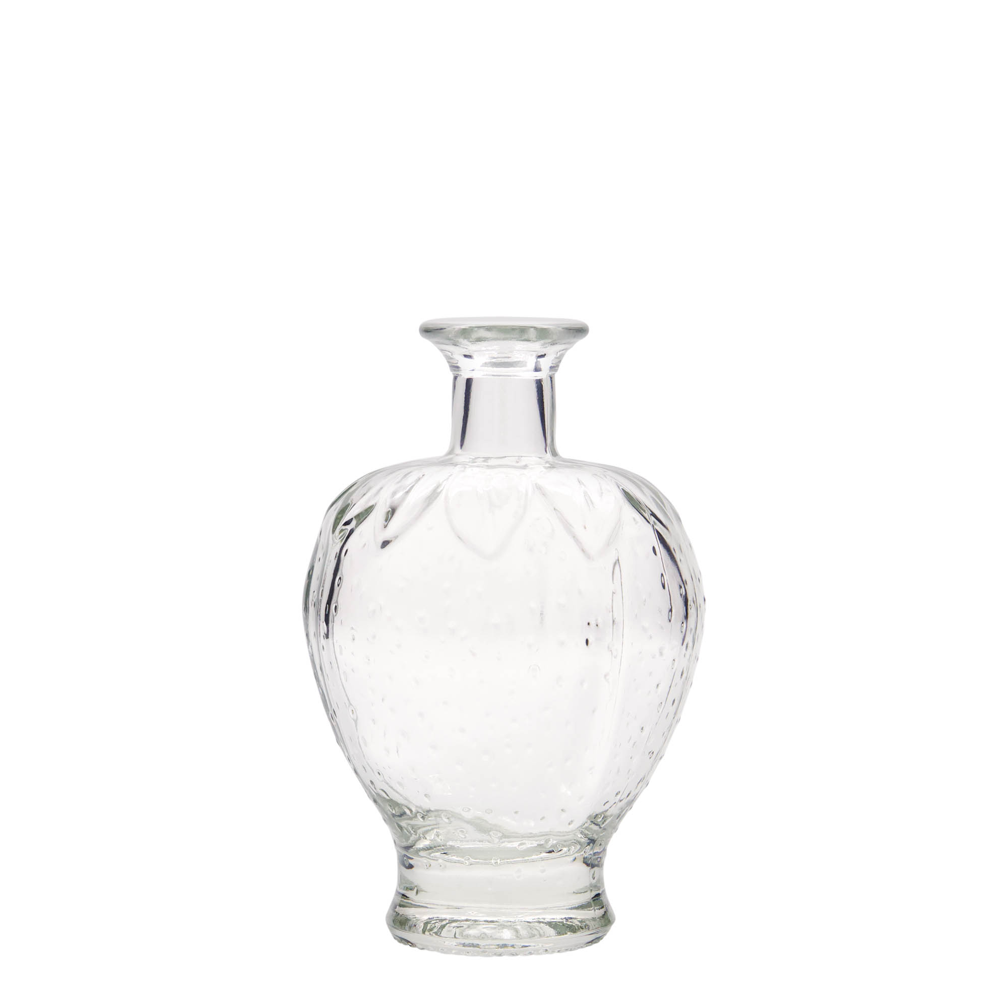 Frasco de vidro de 200 ml 'Morango', boca: cortiça Frasco de vidro de 200 ml 'Morango', boca: cortiça