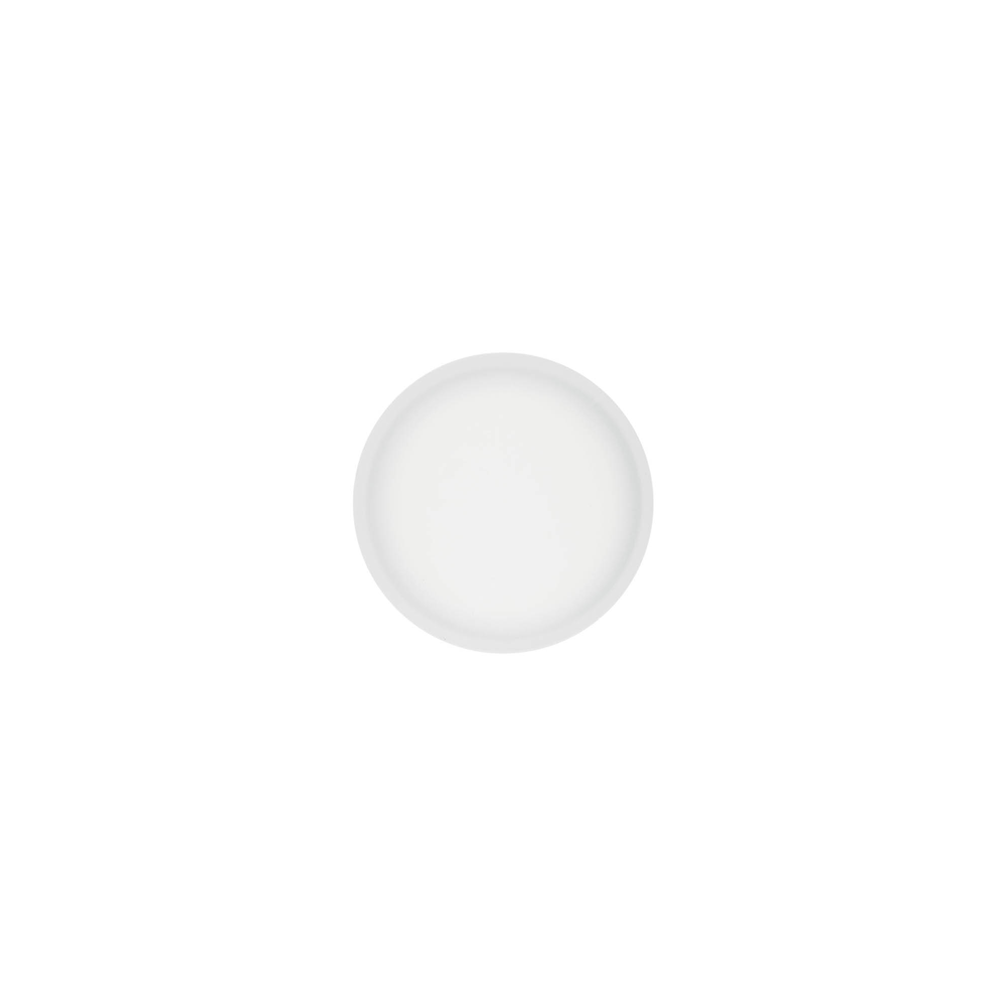 Tampa de rosca 'Clear/Platin Edition', plástico PP, branco, para bocal: 45/2P