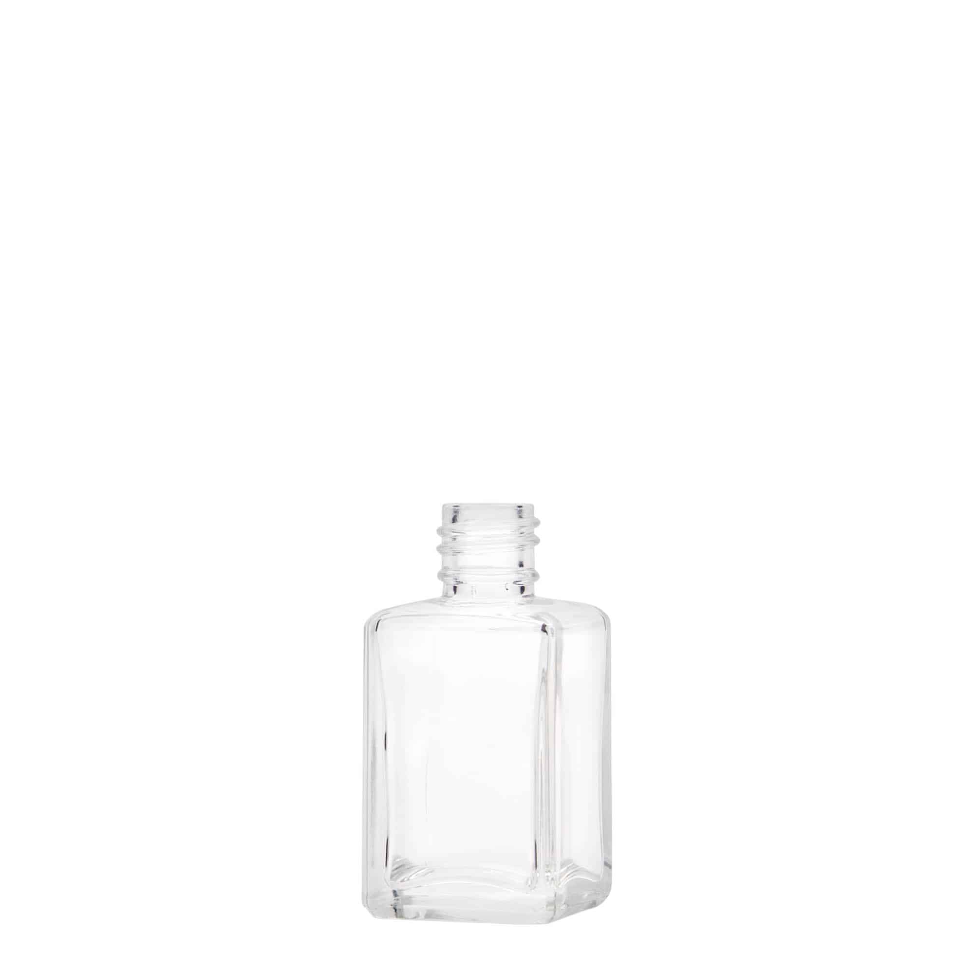 Frasco de vidro de 30 ml 'Tamme', quadrado, boca: PP 18 Frasco de vidro de 30 ml 'Tamme', quadrado, boca: PP 18