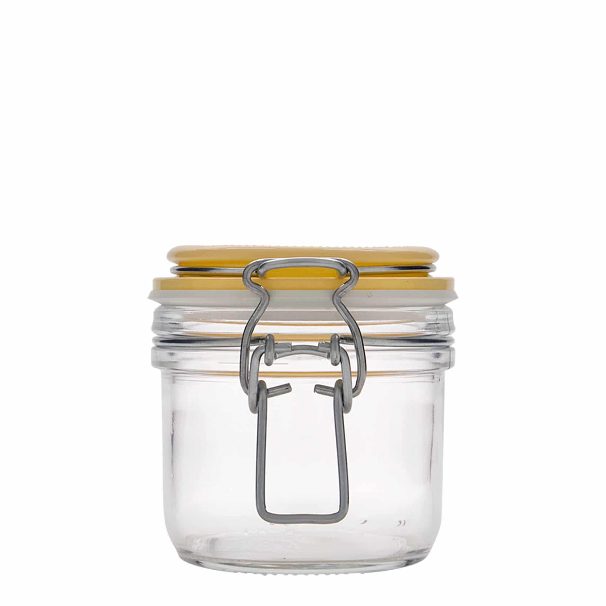 200 ml Frasco hermético 'Fido', amarelo, boca: Fecho hermético 200 ml Frasco hermético 'Fido', amarelo, boca: Fecho hermético