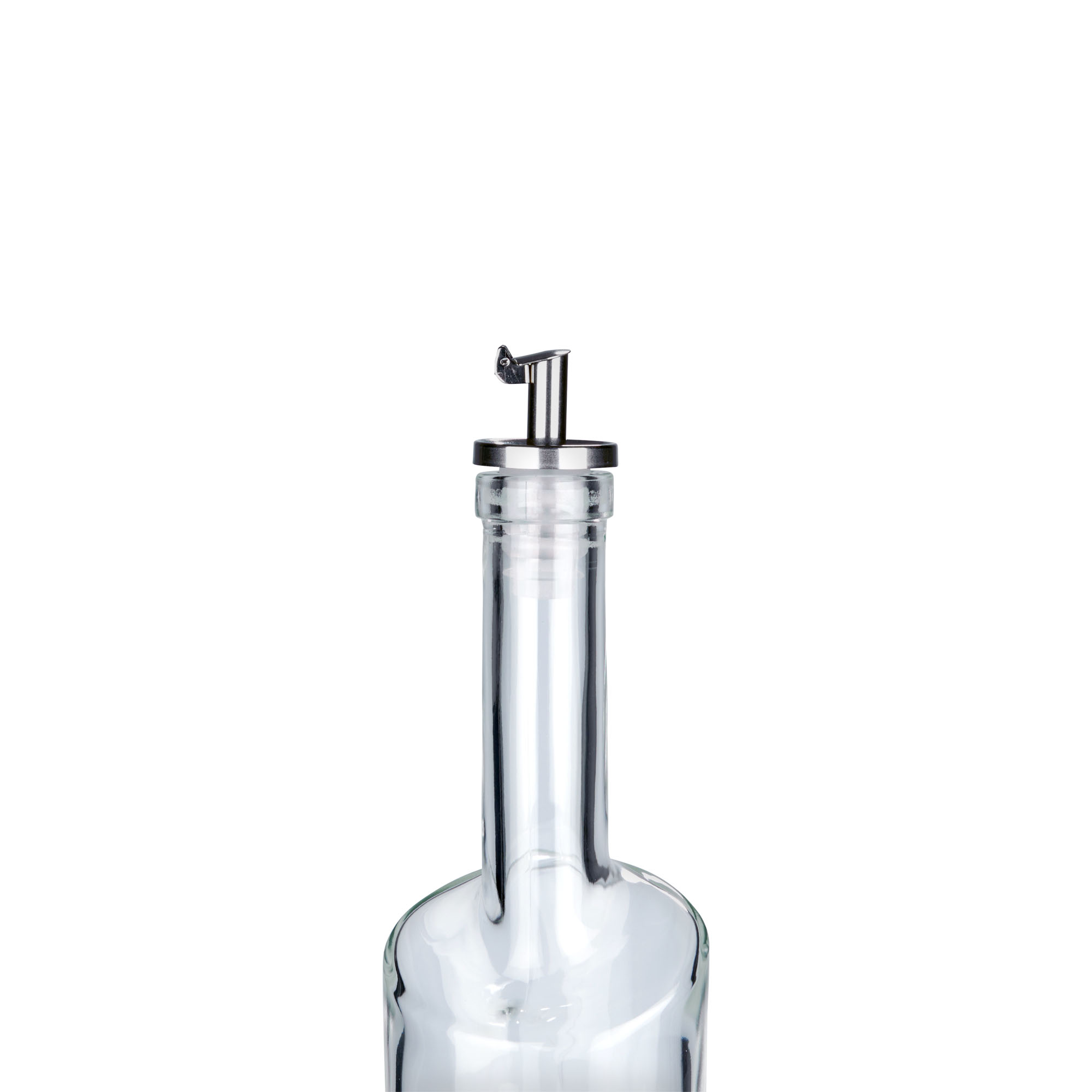 Bico de enchimento Inox Vinagre, aço inoxidável, prateado