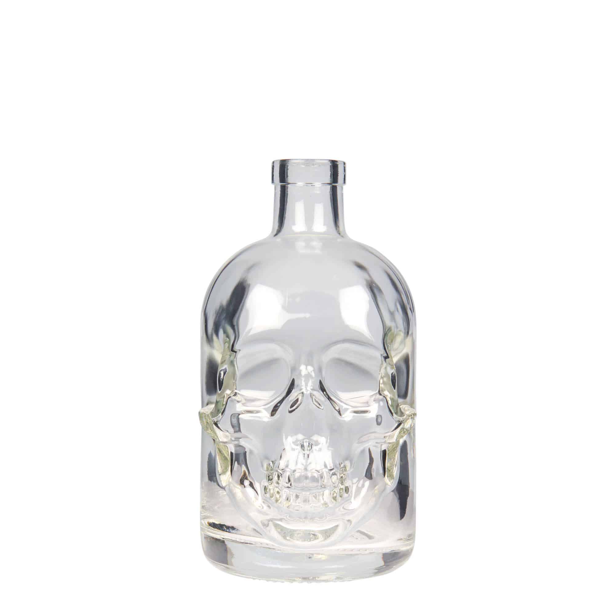 500 ml Garrafa de vidro 'Crânio', boca: Cortiça 500 ml Garrafa de vidro 'Crânio', boca: Cortiça