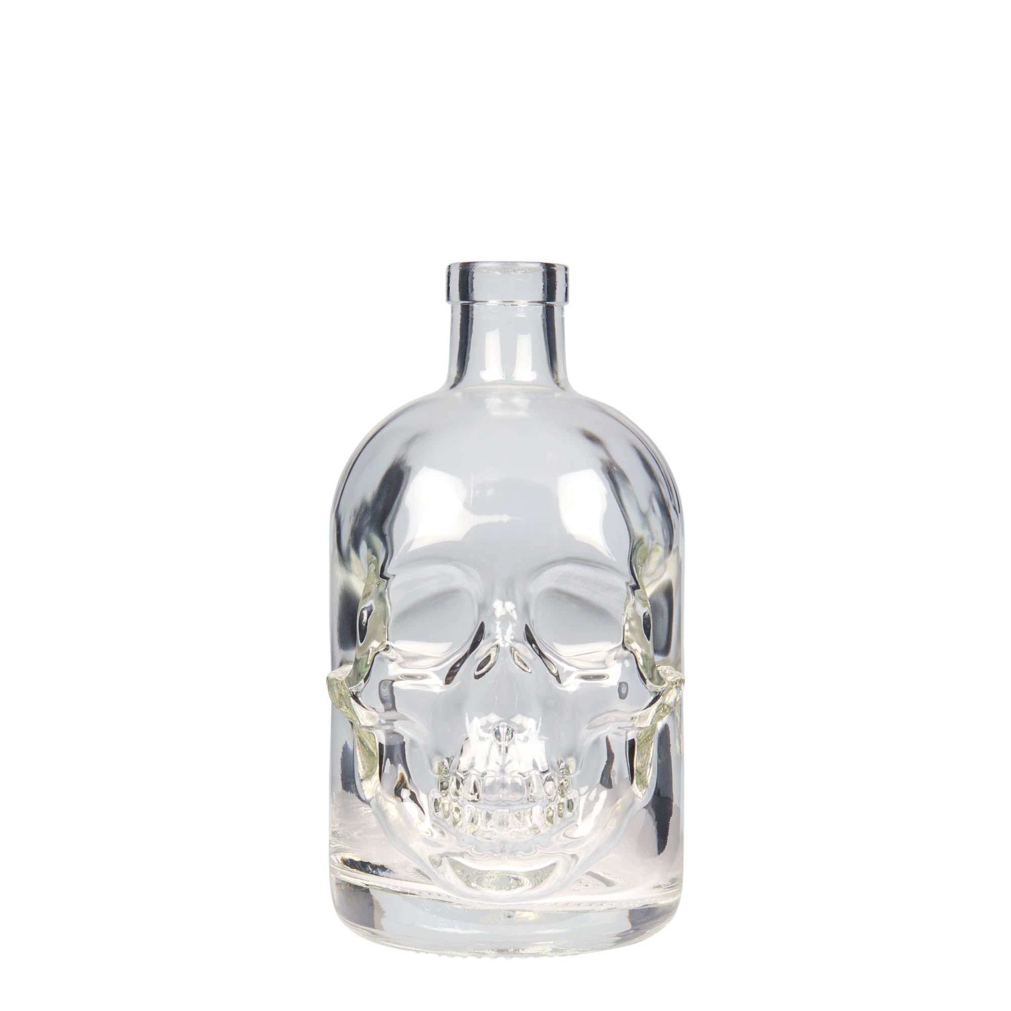 Garrafa de vidro de 500 ml 'Caveira', Boca: Cortiça