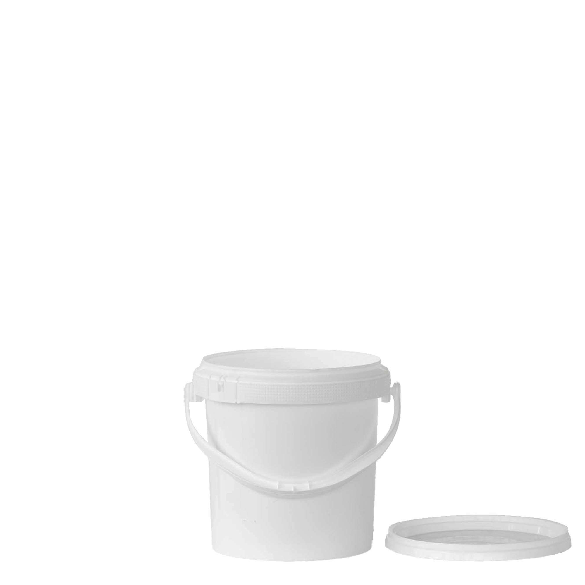 1 balde de 1 l, plástico PP, branco 1 balde de 1 l, plástico PP, branco