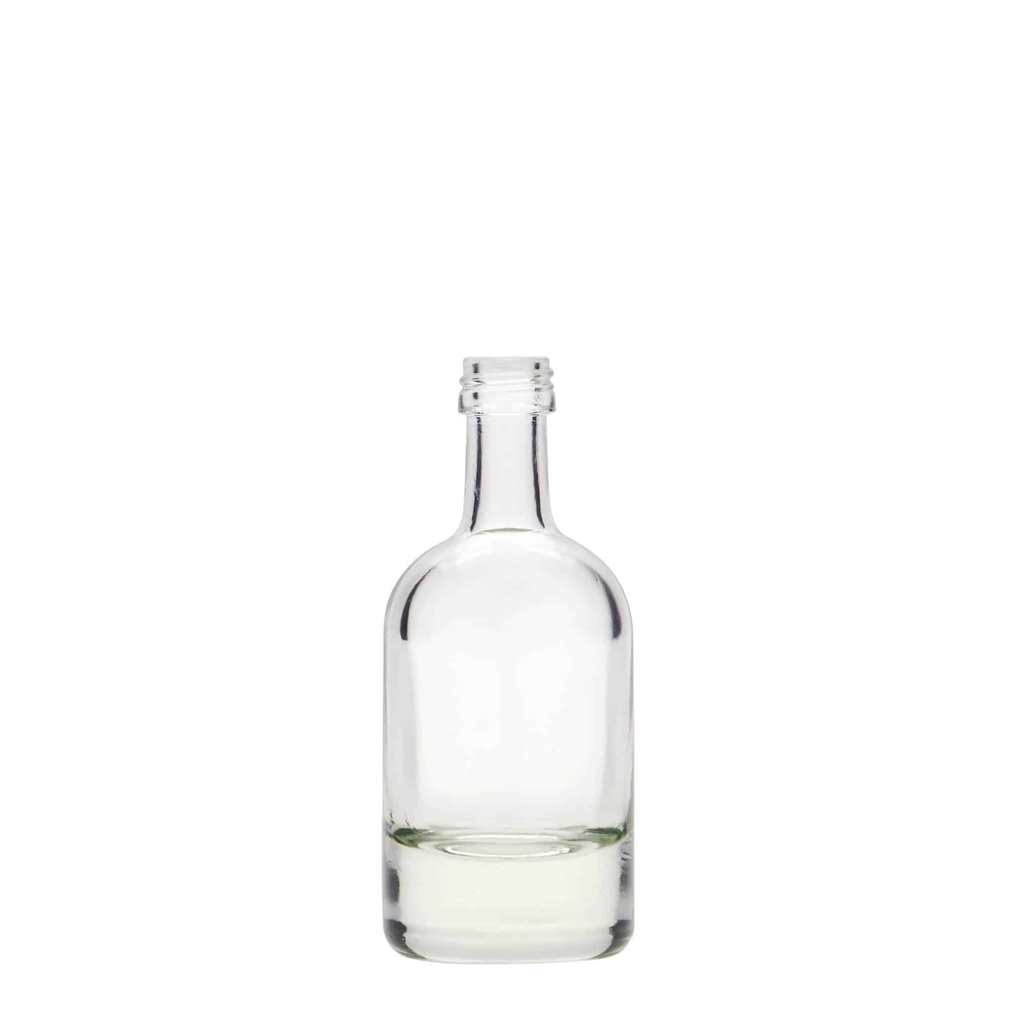 50 ml Garrafa de vidro 'Linea Uno', boca: PP 18 50 ml Garrafa de vidro 'Linea Uno', boca: PP 18