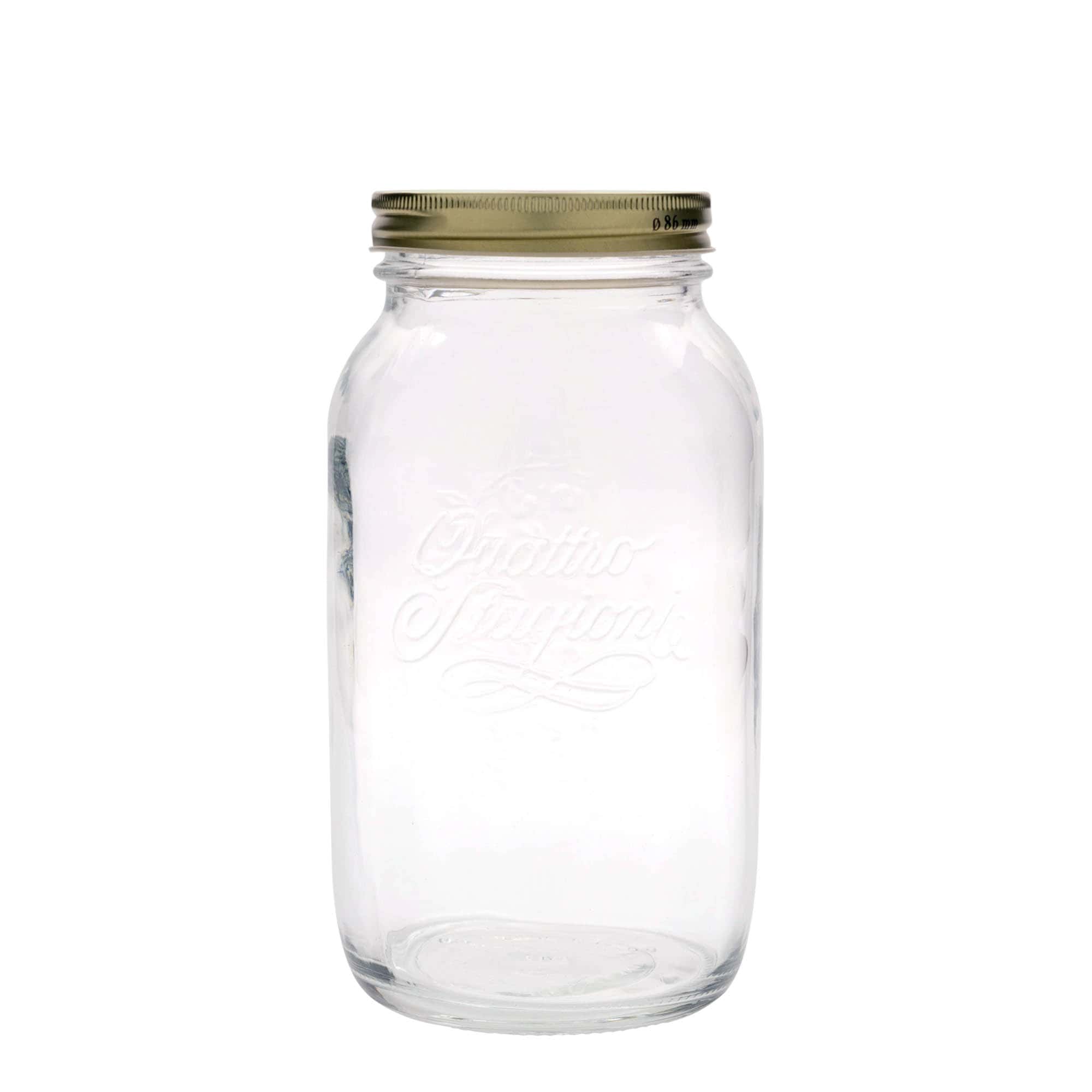 1500 ml Frasco 'Quattro Stagioni', boca: Tampa de rosca 1500 ml Frasco 'Quattro Stagioni', boca: Tampa de rosca