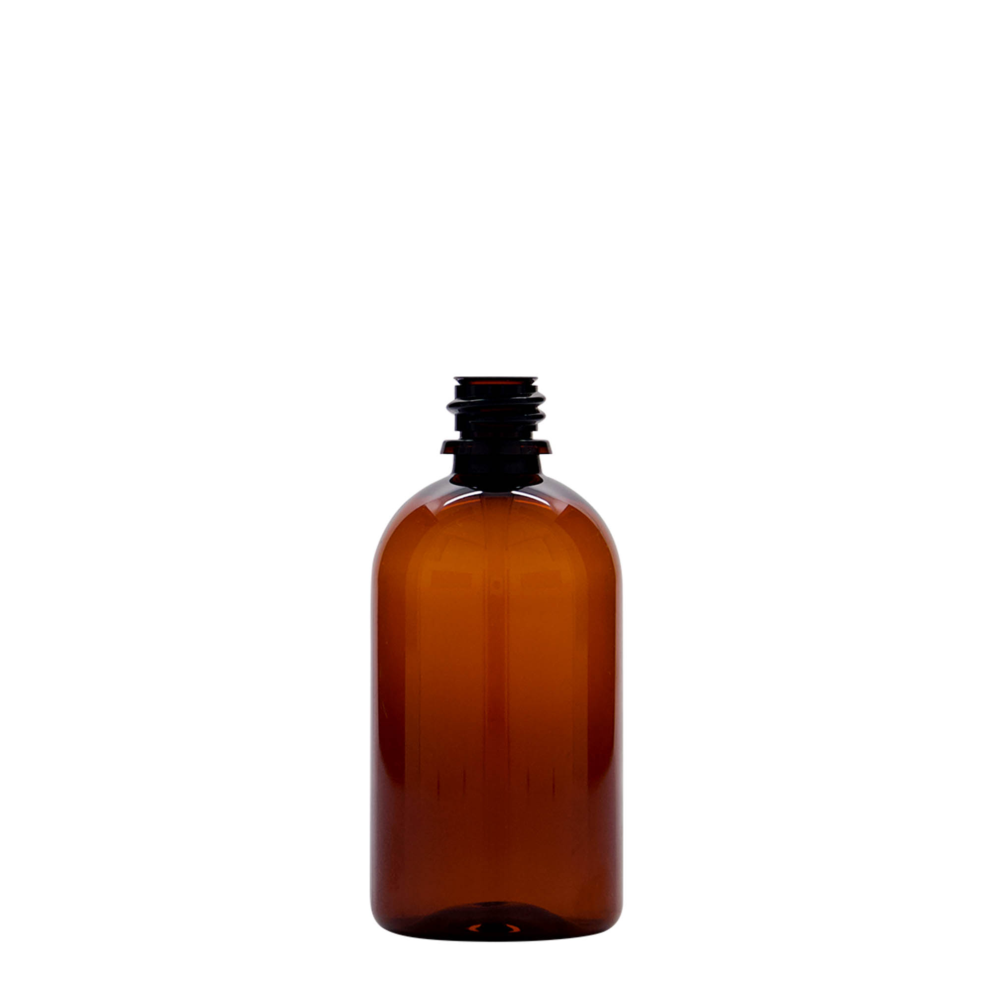 Frasco médico PET de 100 ml 'Easy Living', castanho, plástico, bocal: DIN 18