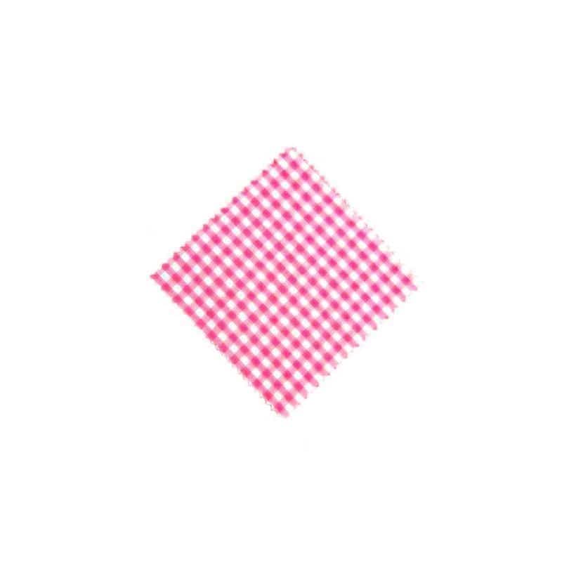 Tampas de tecido xadrez 12x12, quadrado, têxtil, pink, boca: TO38-TO53 Tampas de tecido xadrez 12x12, quadrado, têxtil, pink, boca: TO38-TO53
