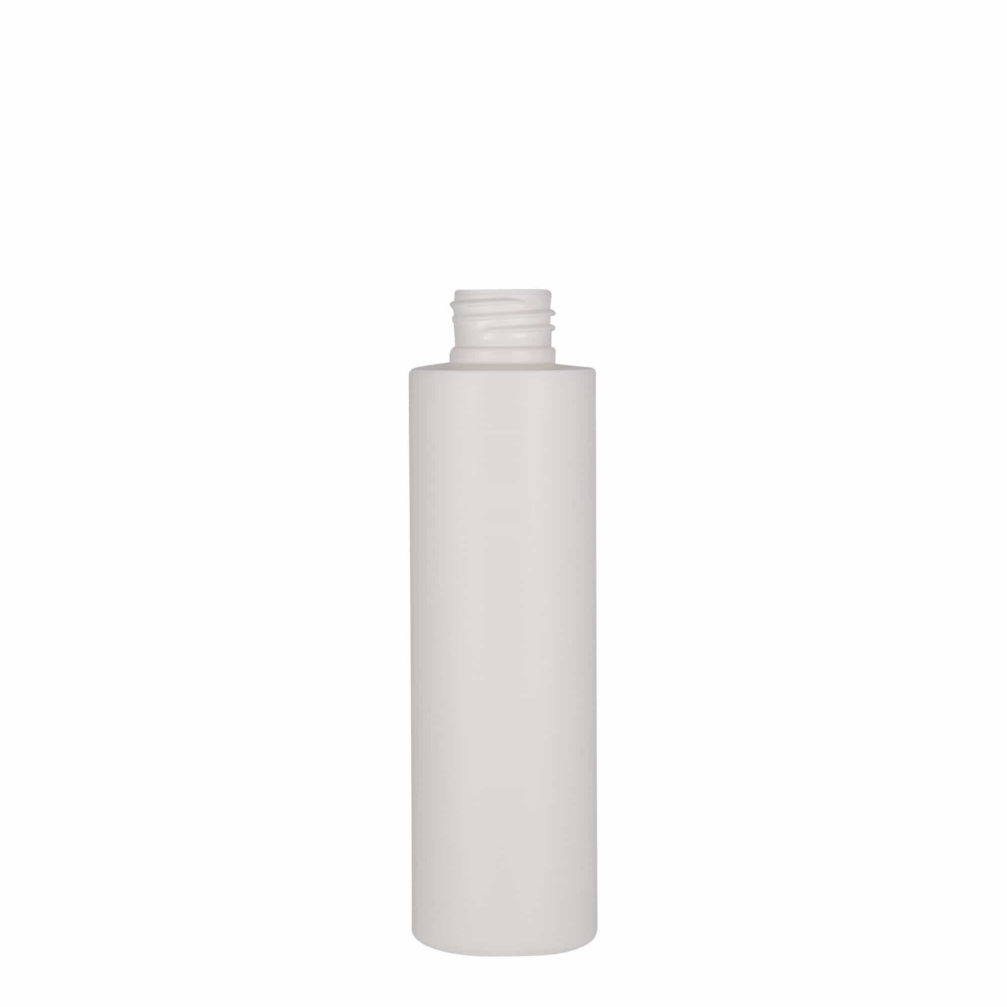 Frasco de plástico de 150 ml 'Pipe', HDPE, branco, bocal: 24/410