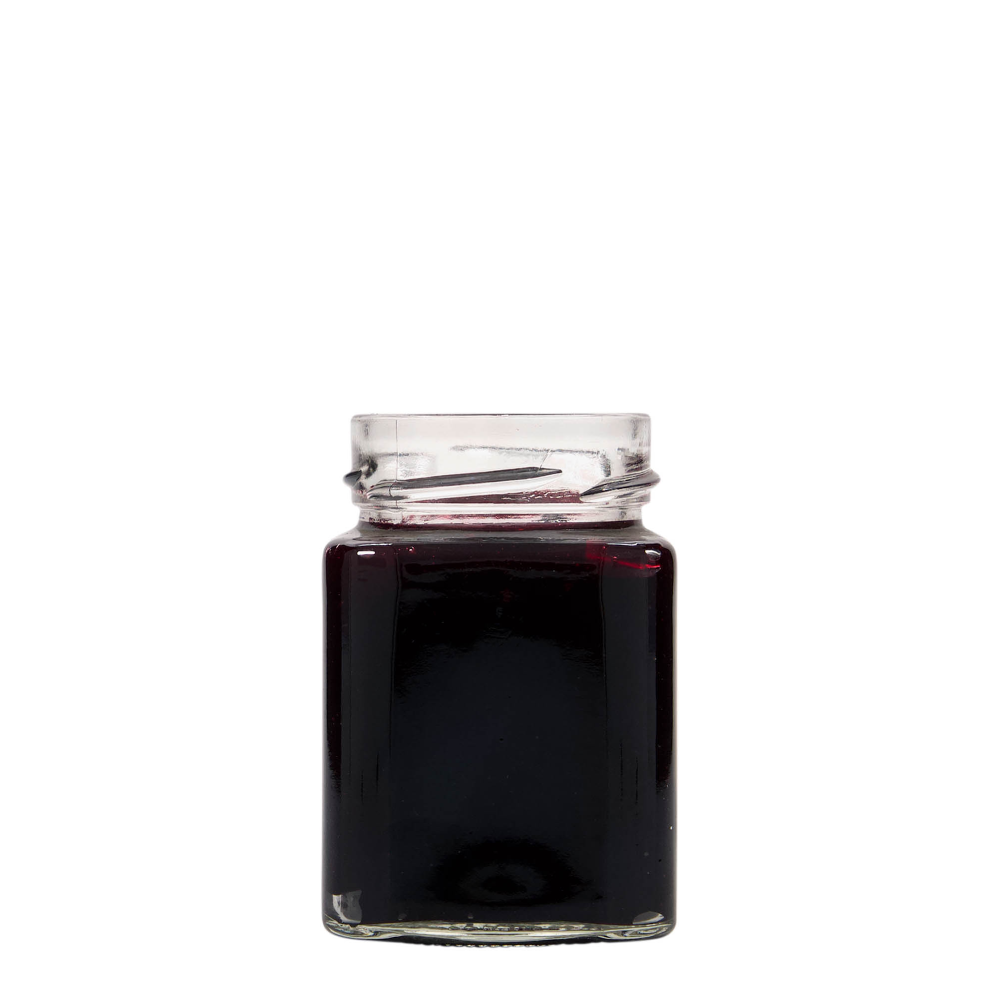 212 ml Frasco quadrado 'Funny', Boca: Deep-Twist-Off (DTO 58)