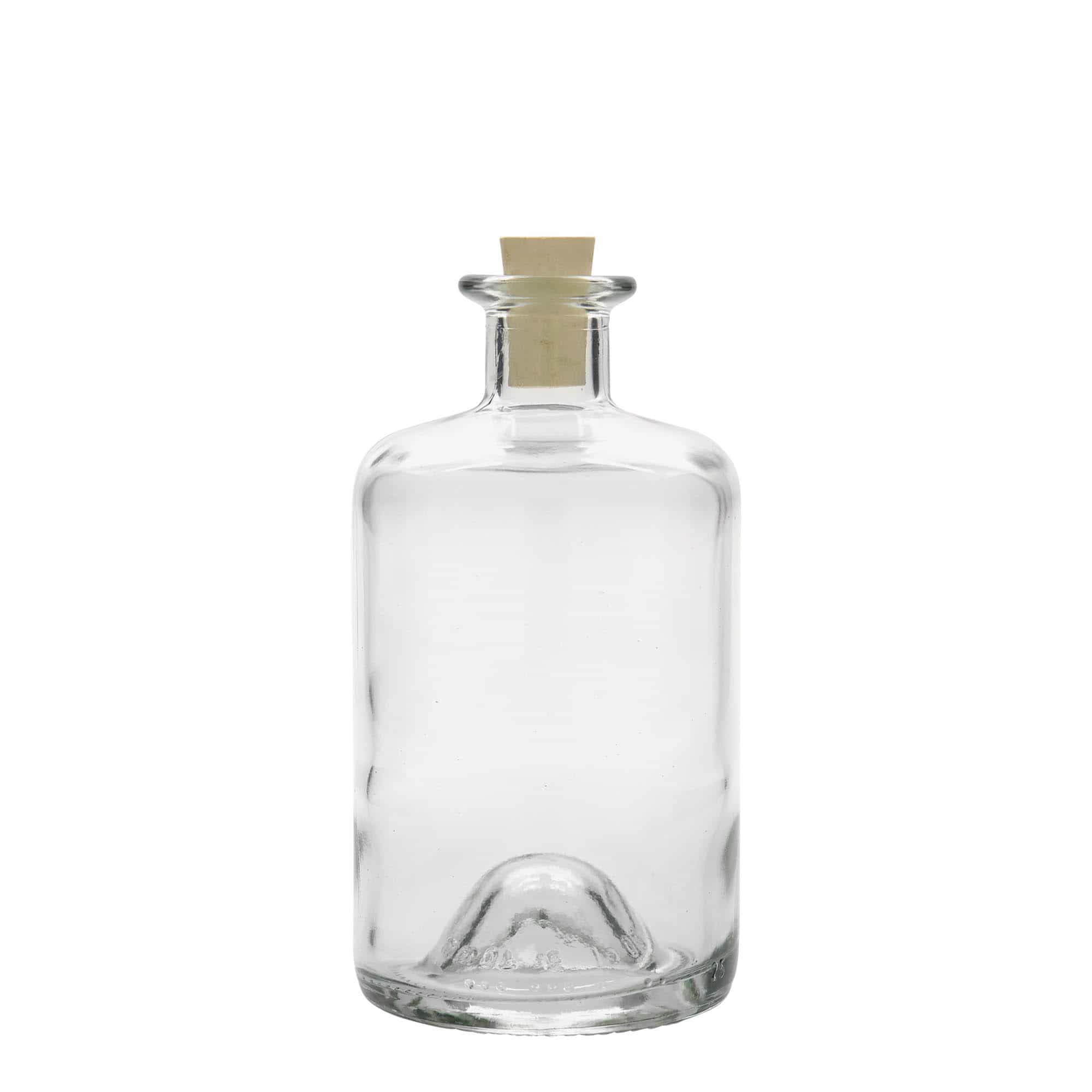 500 ml Garrafa de vidro farmacêutica, boca: Cortiça
